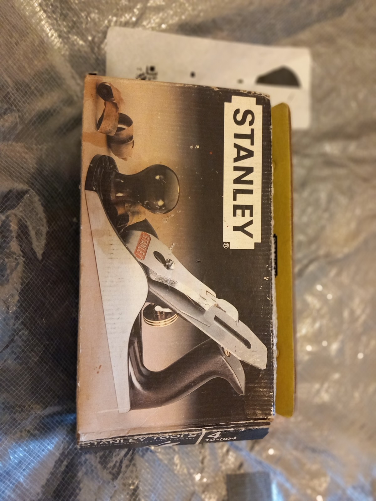 Vintage Stanley No.4 Bench Plane with Original Box