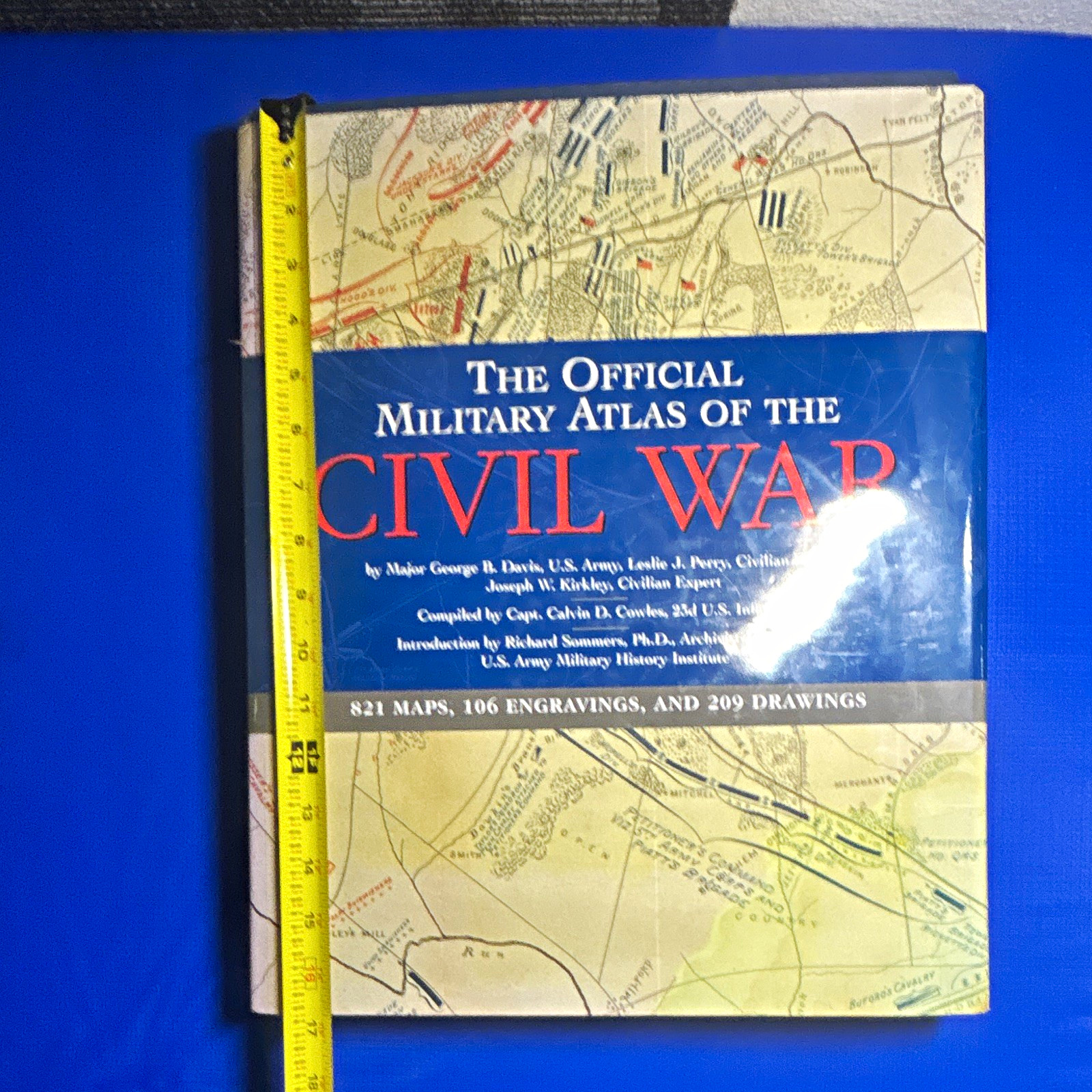 🇺🇸 THE OFFICIAL MILITARY ATLAS OF THE CIVIL WAR - HARD COVER HUGE BOOK - HIST