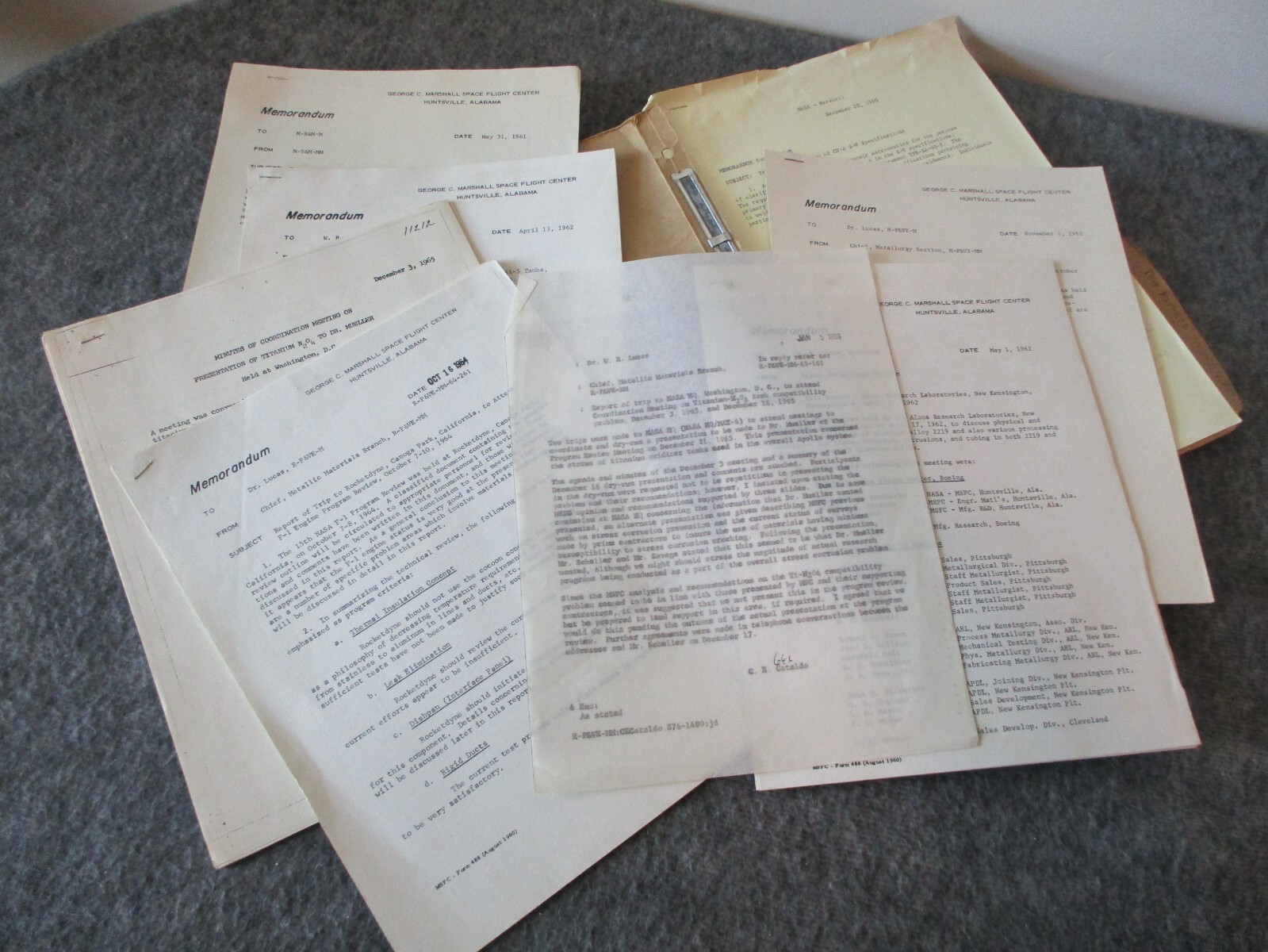 NASA/ABMA WHITE SANDS MSFC-ORIG MEETING REPORTS 1950s-60s ROCKET ENGINE INFO F1+ NASA/ABMA WHITE SANDS MSFC-ORIG MEETING REPORTS 1950s-60s ROCKET ENGINE INFO F1+