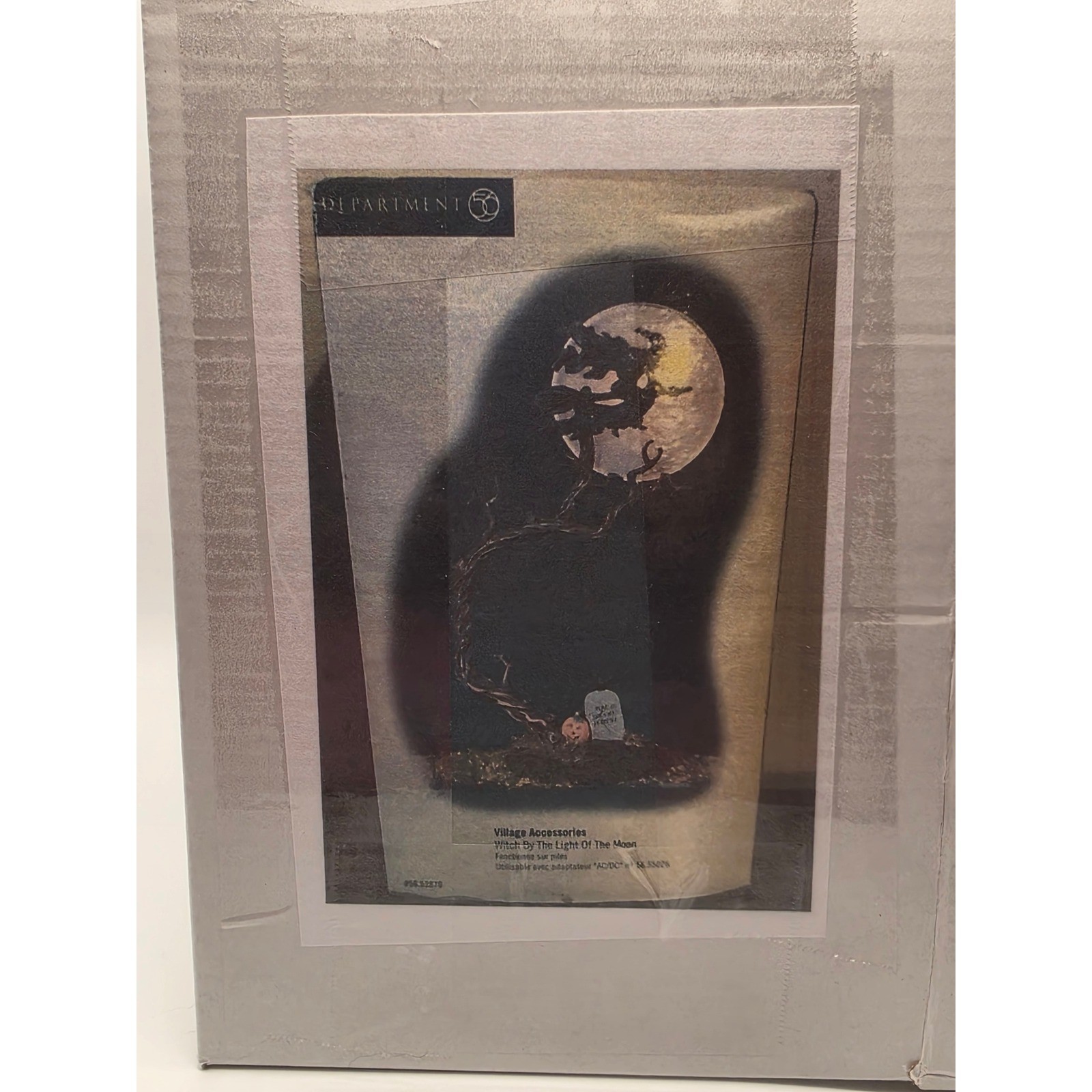 Dept 56 Witch By The Light Of The Moon Halloween Village 56.55078. NOT ORIG BOX