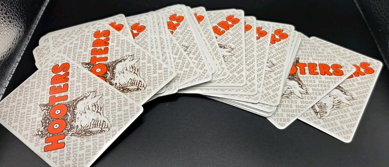 Vintage 2000 Hooters Calendar Girls Playing Cards Replacement Lot - 34 Cards