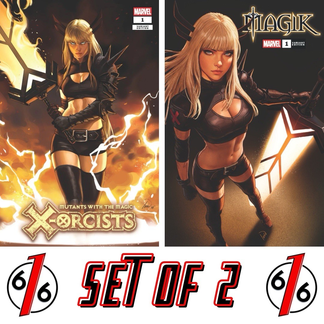 🔥 X-ORCISTS & MAGIK #1 IVAN TALAVERA 616 COMICS Variant Set LTD 3000