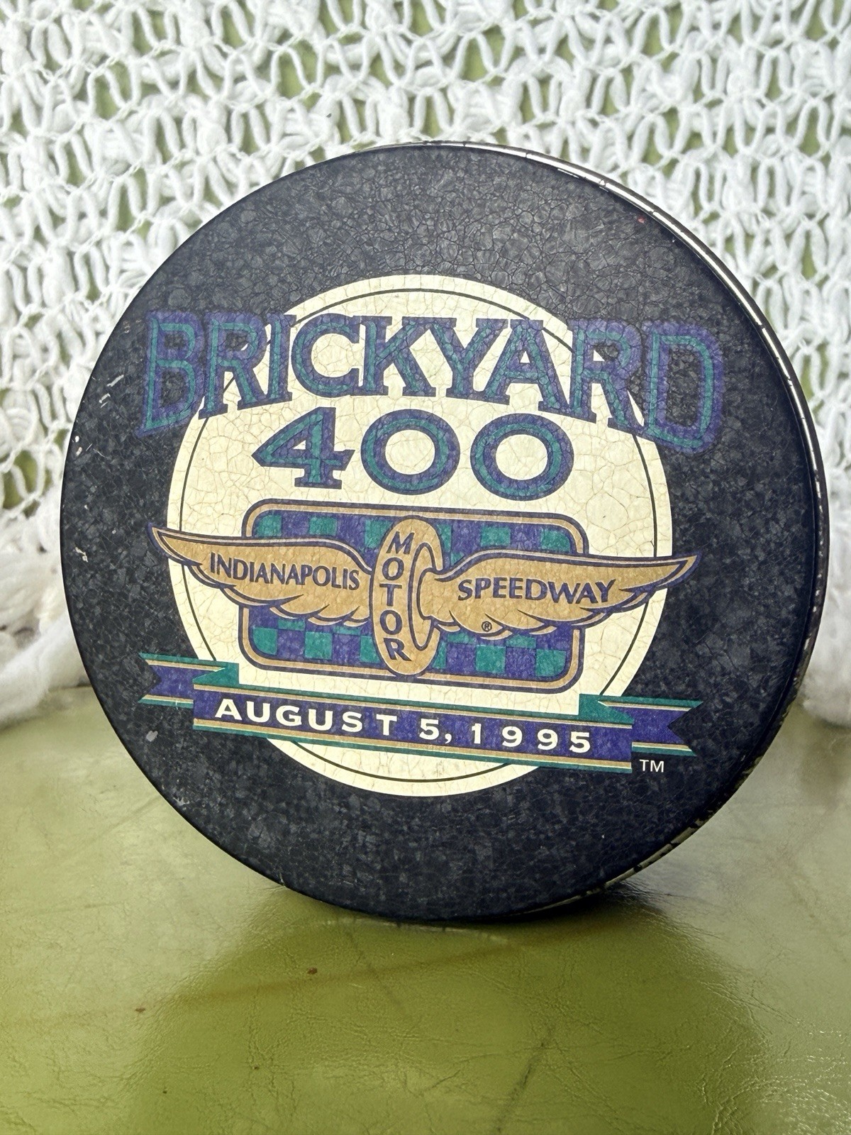 1995 Zippo Brickyard 400 Indianapolis Motor Speedway NASCAR Collectible Tin Only