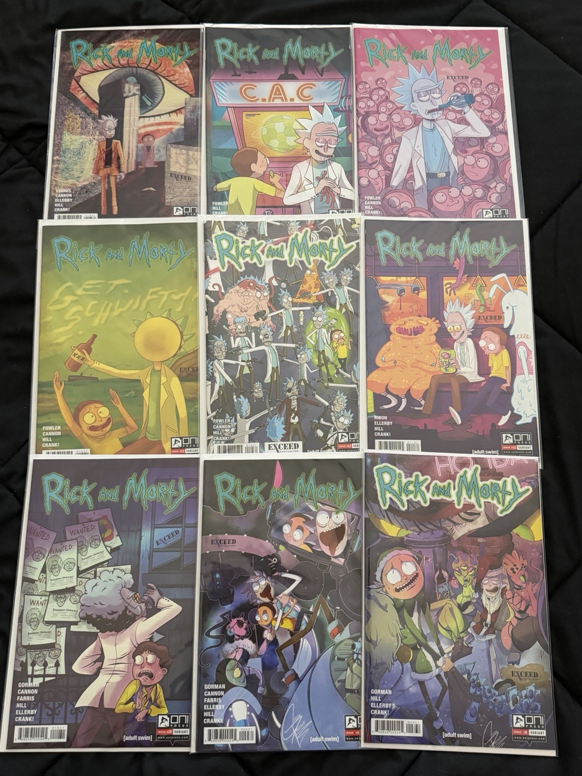 Rick And Morty #8-16 Set Jesse James Comics Exclusive Comic Books NM