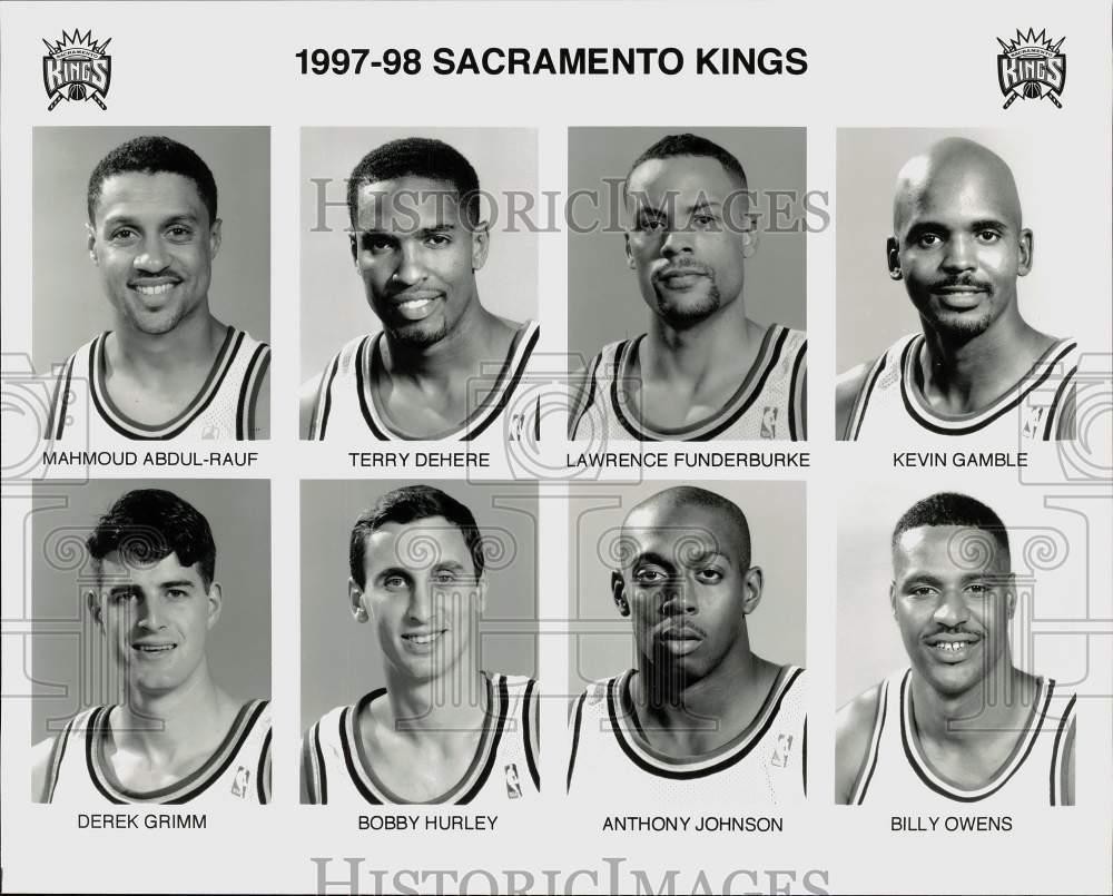 1997 Press Photo Sacramento Kings Basketball Player Headshots - srs01087 1997 Press Photo Sacramento Kings Basketball Player Headshots - srs01087