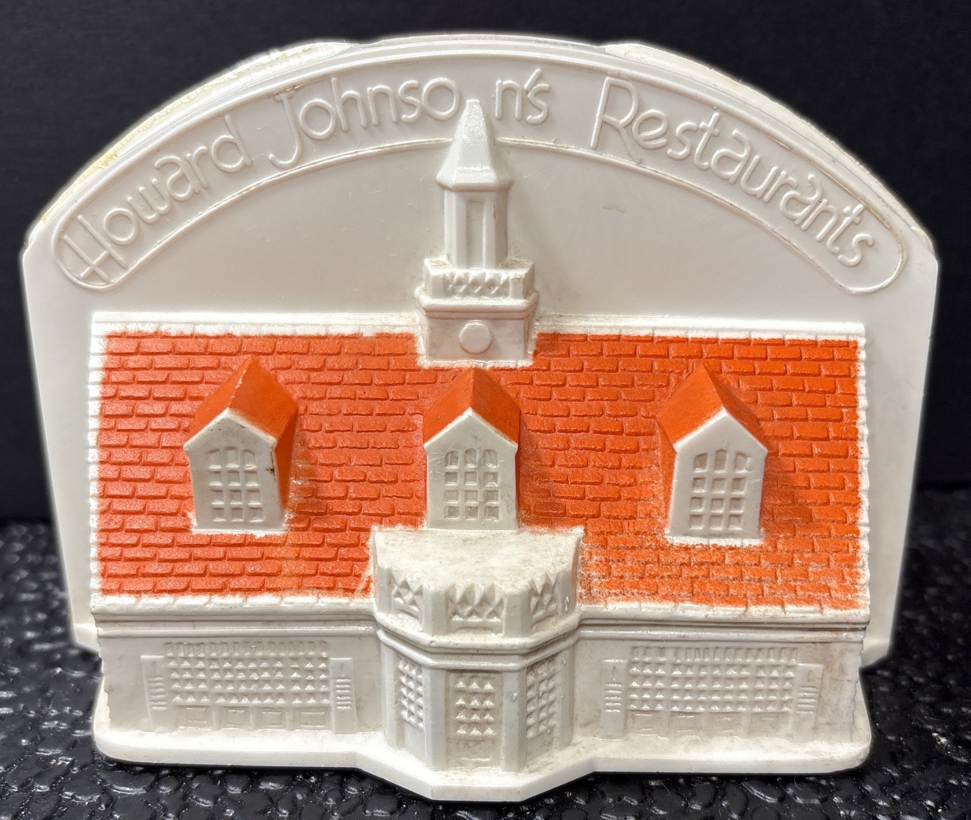 Vtg 60s Howard Johnson's Restaurant Motel Replica Advertising Plastic Coin Bank Vtg 60s Howard Johnson's Restaurant Motel Replica Advertising Plastic Coin Bank