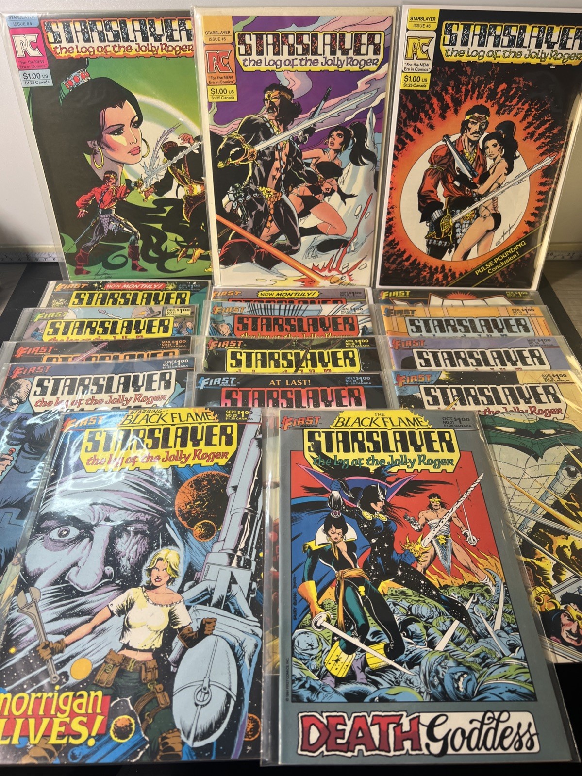 Starslayer Log Of The Jolly Roger Lot of 17 4-8 10-21
