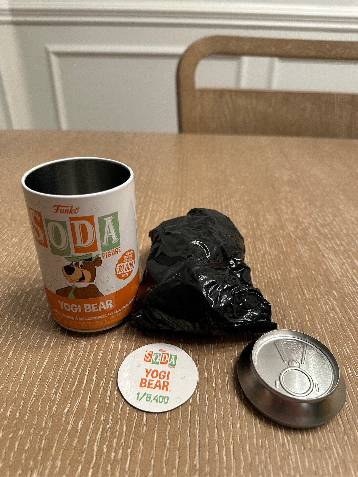 Funko Soda Vinyl Yogi Bear Common 1/8,400 Limited Edition Figure. Funko Soda Vinyl Yogi Bear Common 1/8,400 Limited Edition Figure.