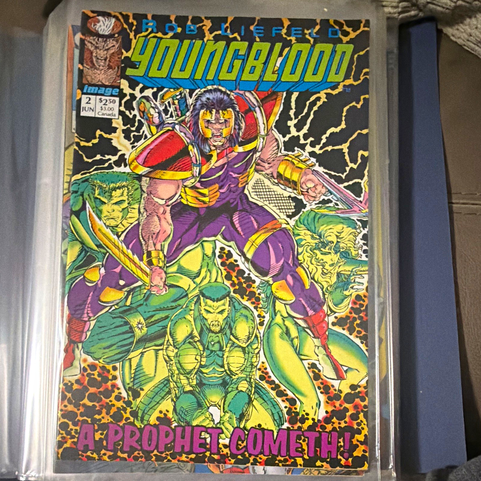 Youngblood #2 A Prophet Cometh Image Comics 1992 Rob Liefeld Boarded