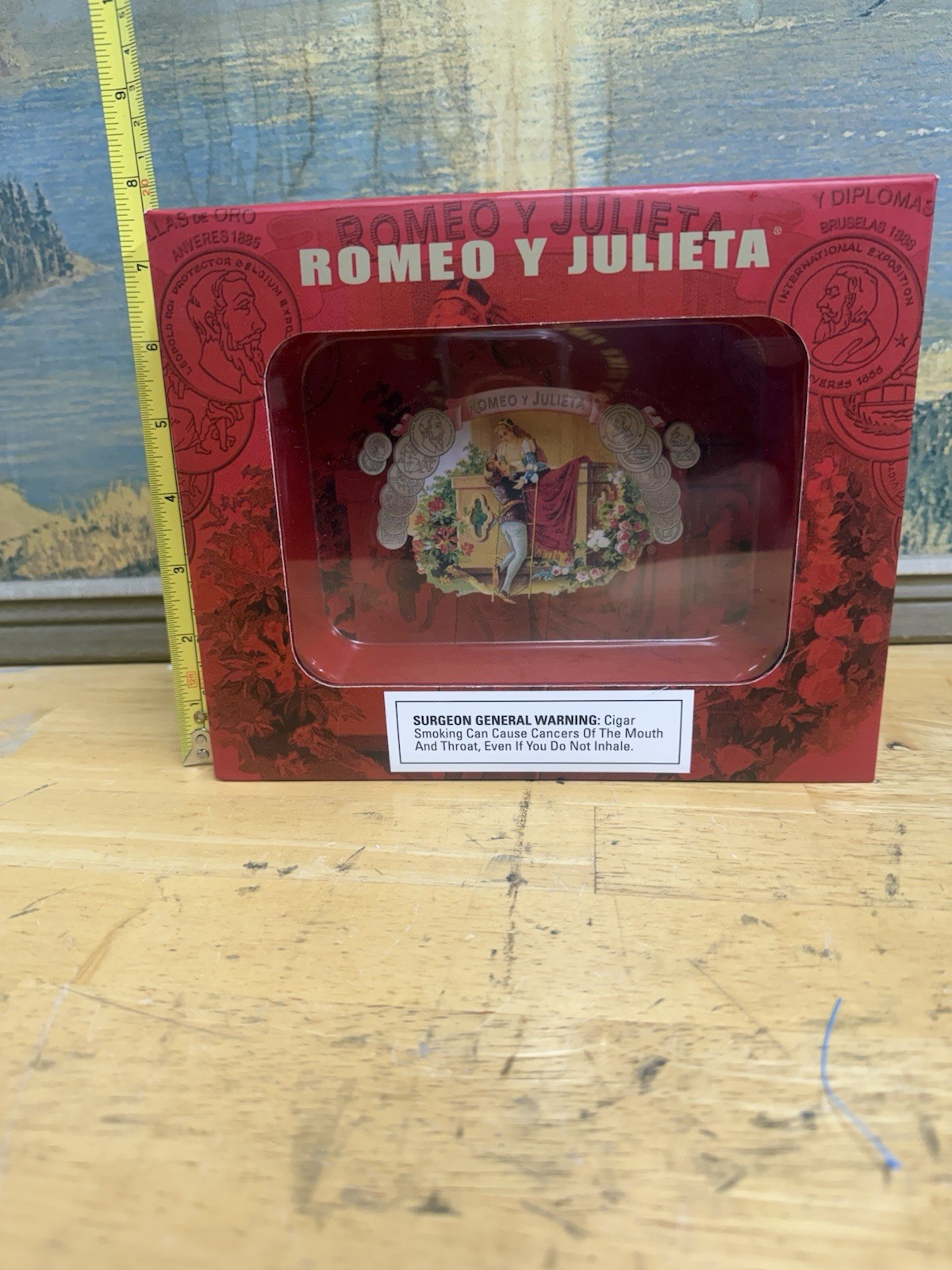 Romeo y Julieta Red Cigar Ashtray with Box - Romeo y Julieta Branding