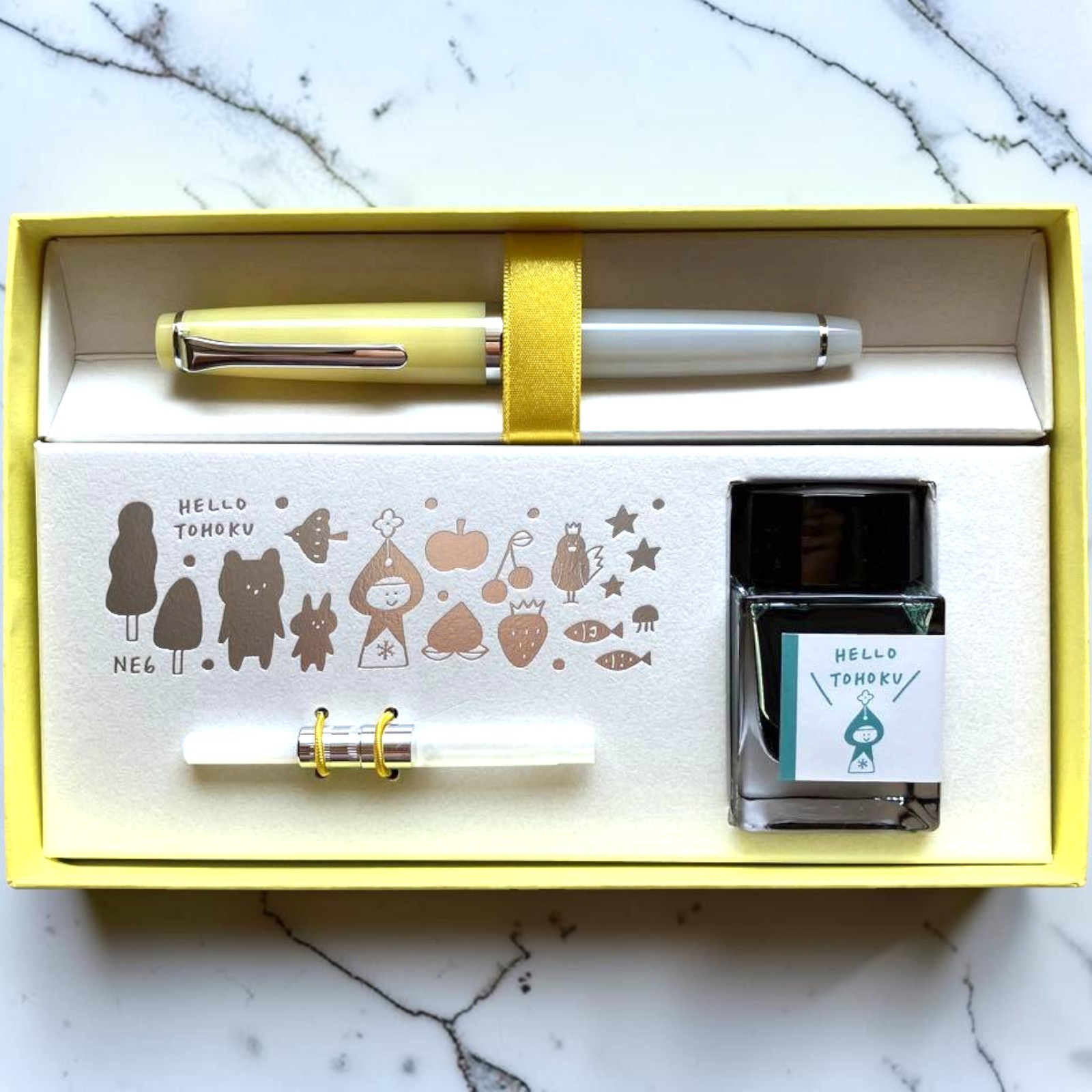 Sailor Mizutama NE6 Recle Fountain Pen Autumn Breeze Green MF Nib Unused