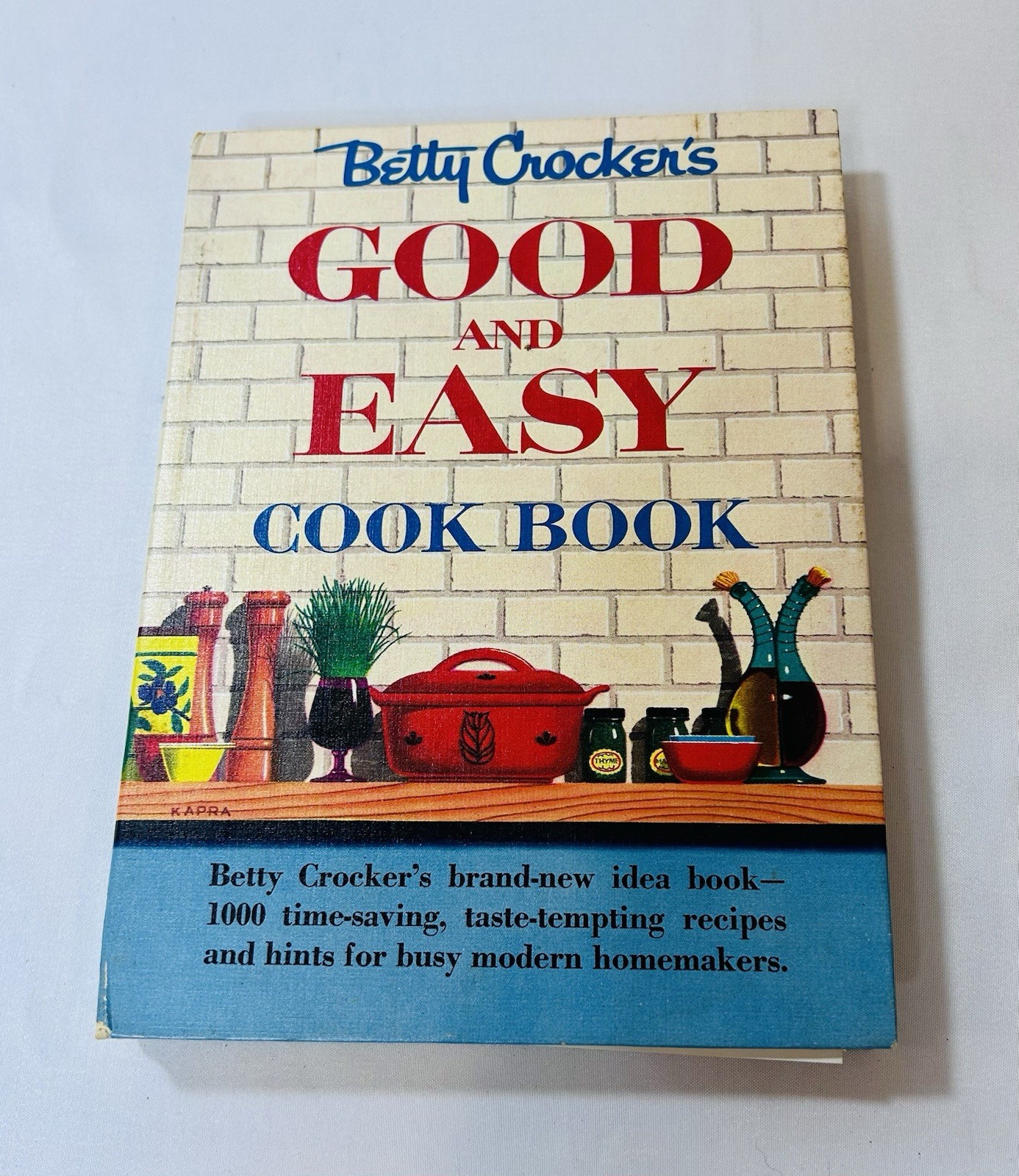 Vintage 1954 Betty Crocker Good & Easy Cookbook First Edition 7th Printing