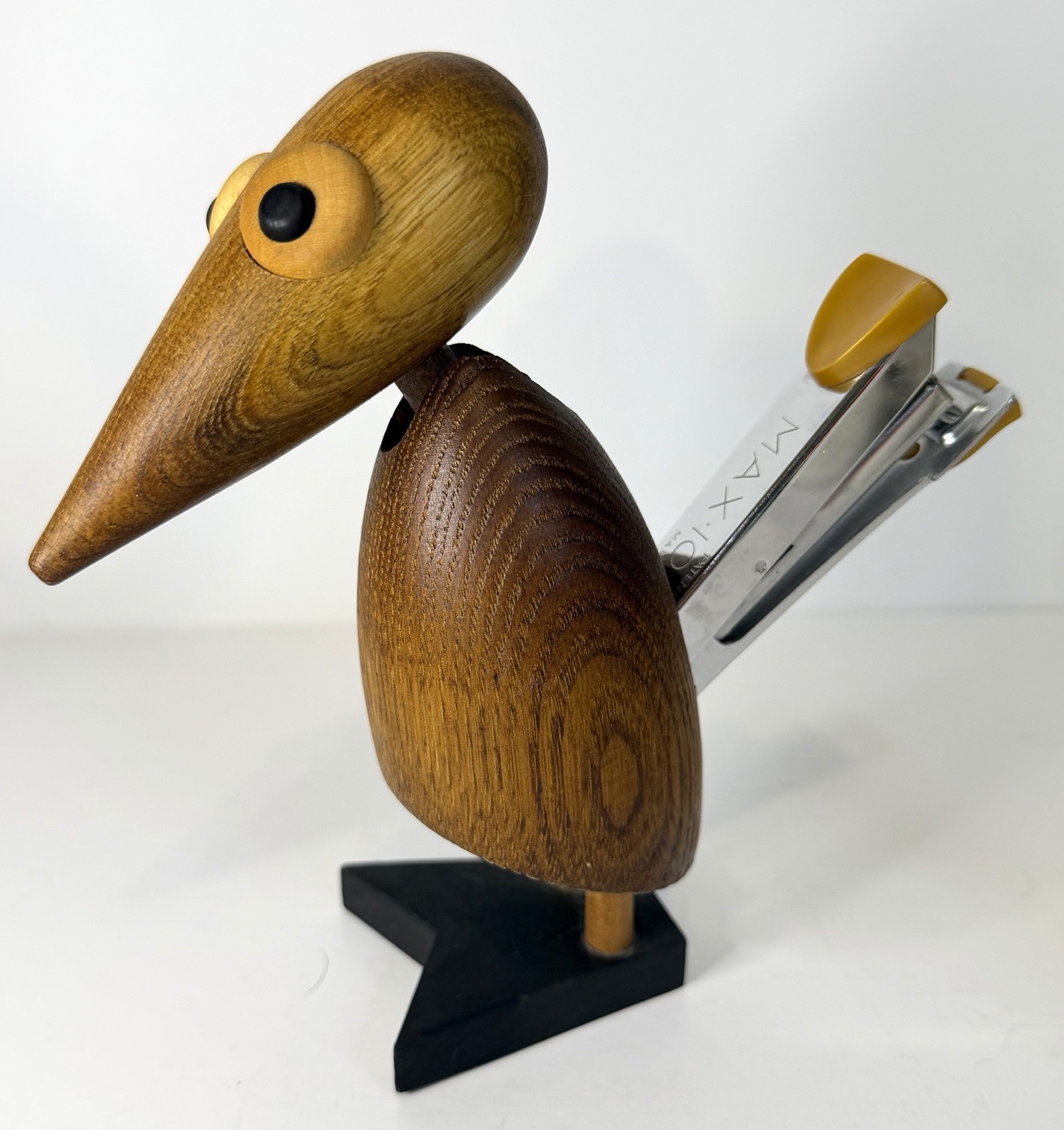 Rare MCM ZOO-LINE Vintage Dodo Bird Japan Wooden Stapler Holder + Staples EUC Rare MCM ZOO-LINE Vintage Dodo Bird Japan Wooden Stapler Holder + Staples EUC