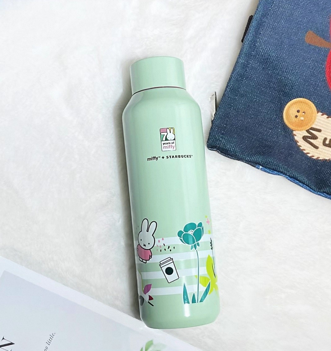 Starbucks Mint Green Insulated Bottle - Cute Bunny Floral 17oz Stainless Tumbler Starbucks Mint Green Insulated Bottle - Cute Bunny Floral 17oz Stainless Tumbler