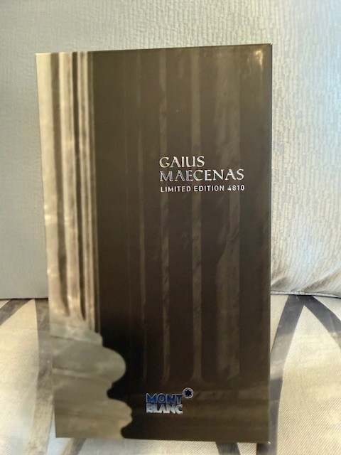 Montblanc Sealed Gaius Maecenas Patron of Art Limited Edition Fountain Pen Montblanc Sealed Gaius Maecenas Patron of Art Limited Edition Fountain Pen