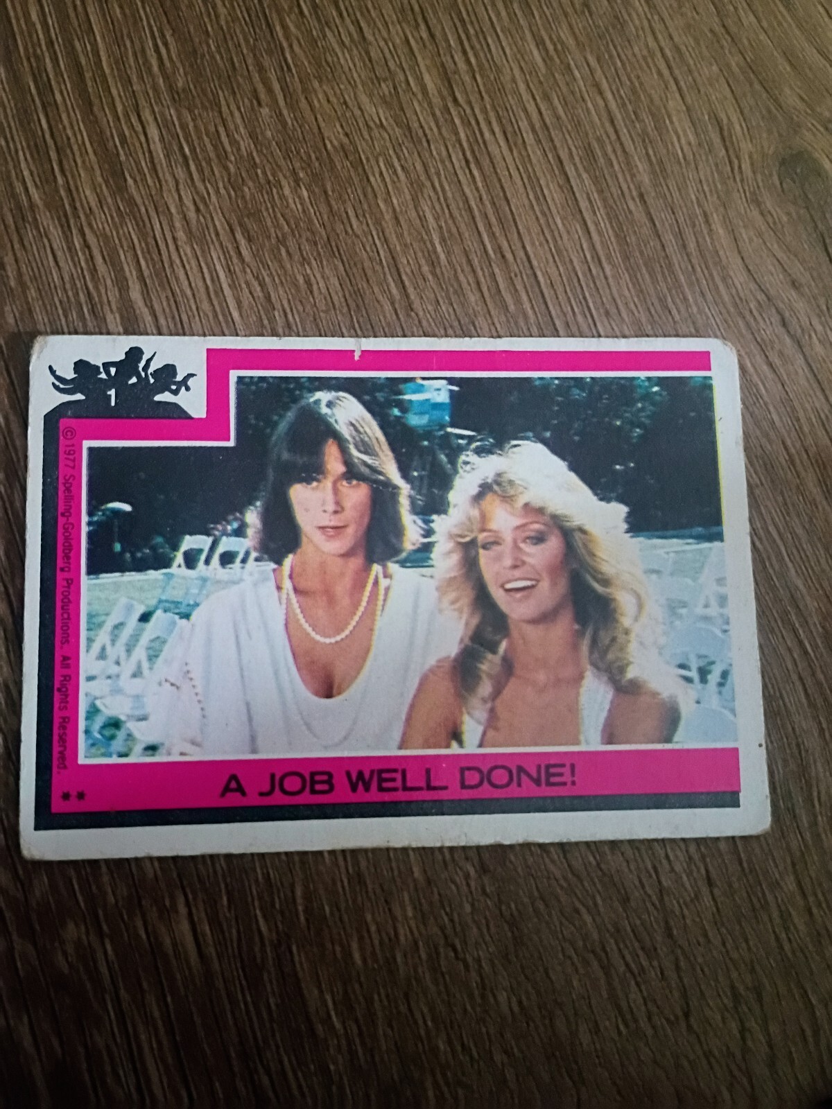 Vintage A Job Well Done Trading Card