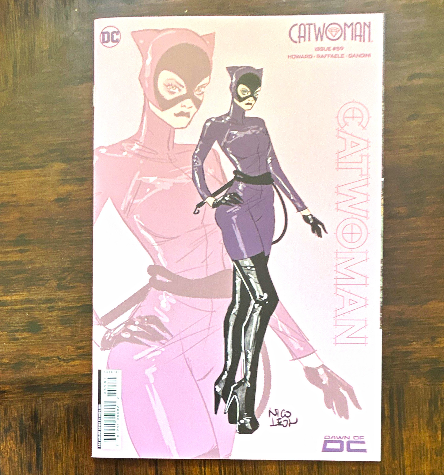 Catwoman 59 (1:50) Variant NM 2023 Nico Leon Cover DC Comics