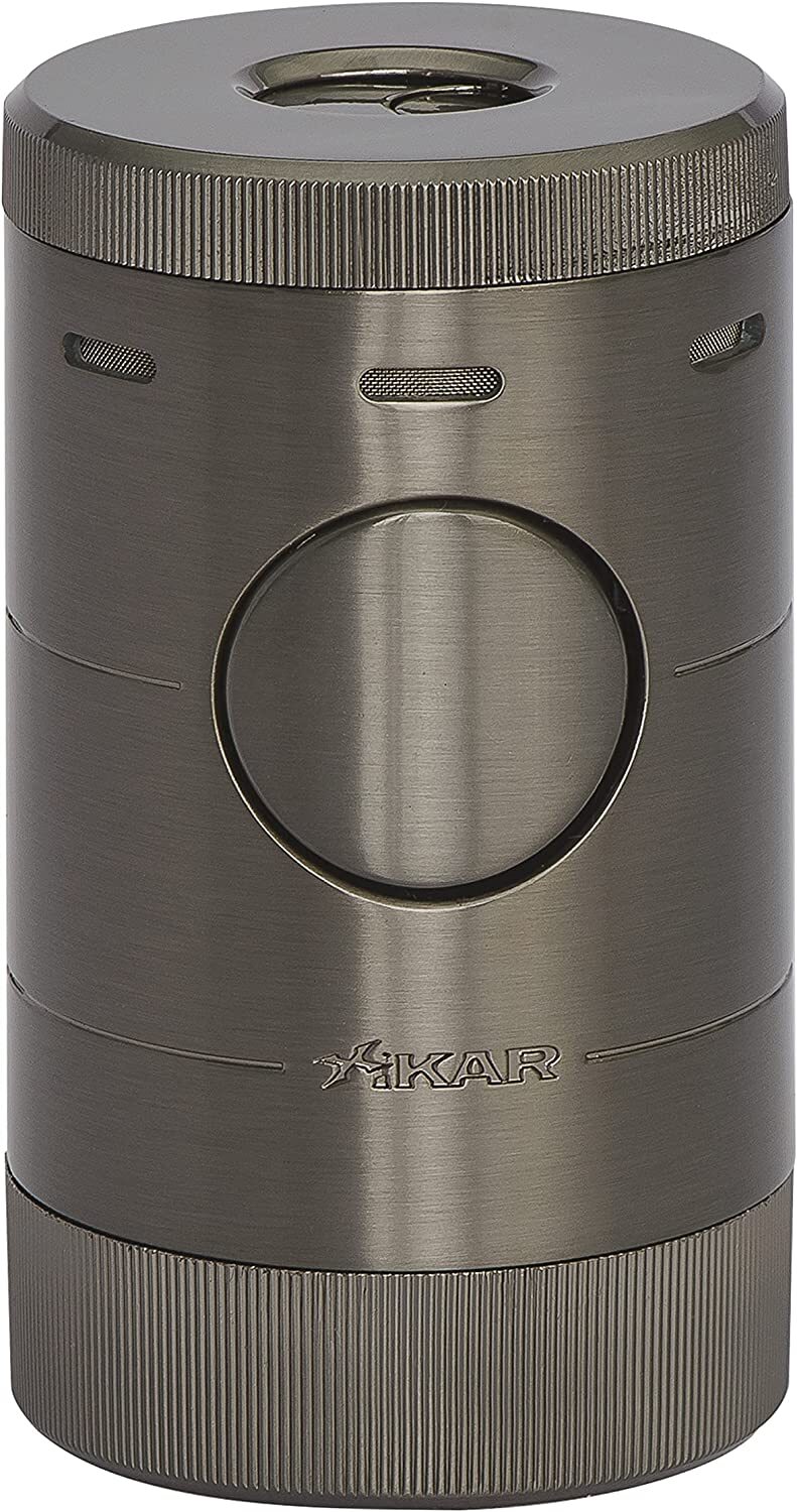 Xikar Volta Quad Flame Tabletop Lighter, High Performance, Gunmetal Xikar Volta Quad Flame Tabletop Lighter, High Performance, Gunmetal