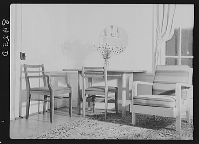 Photo:Irwinville Farms Georgia 1938 Furniture Room FSA Interior Scene
