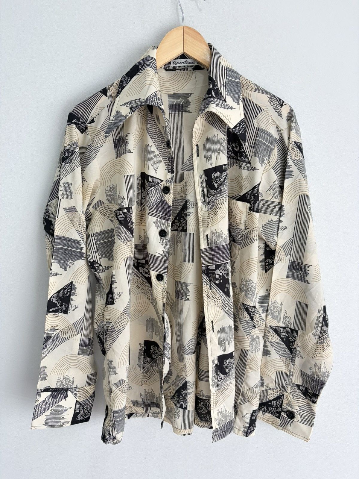 Vintage 70s Campus Studio One Quintessa Button Up Shirt