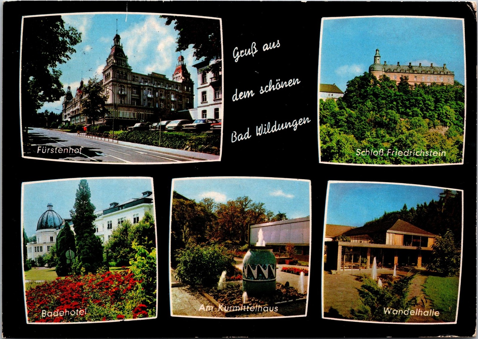 Bad Wildungen Germany Postcard used 1977