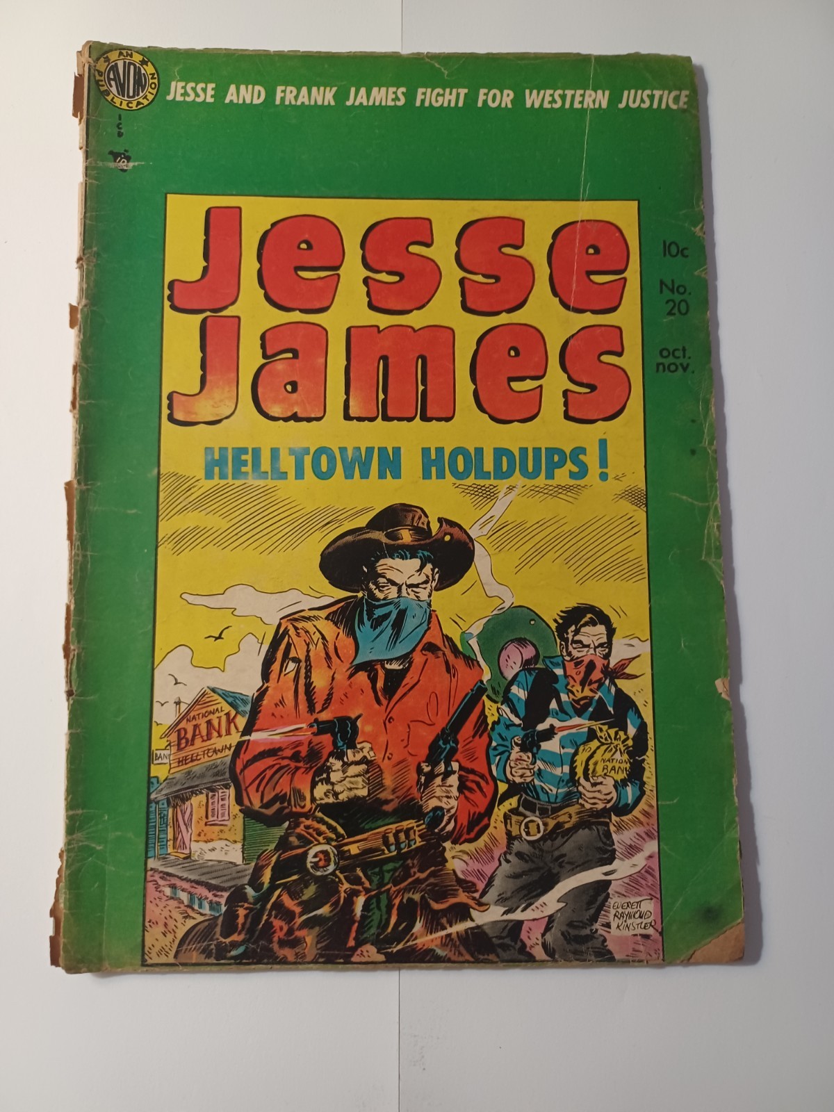 Jesse James #20 1954 Avon Kinstler Kubert Williamson Frazetta