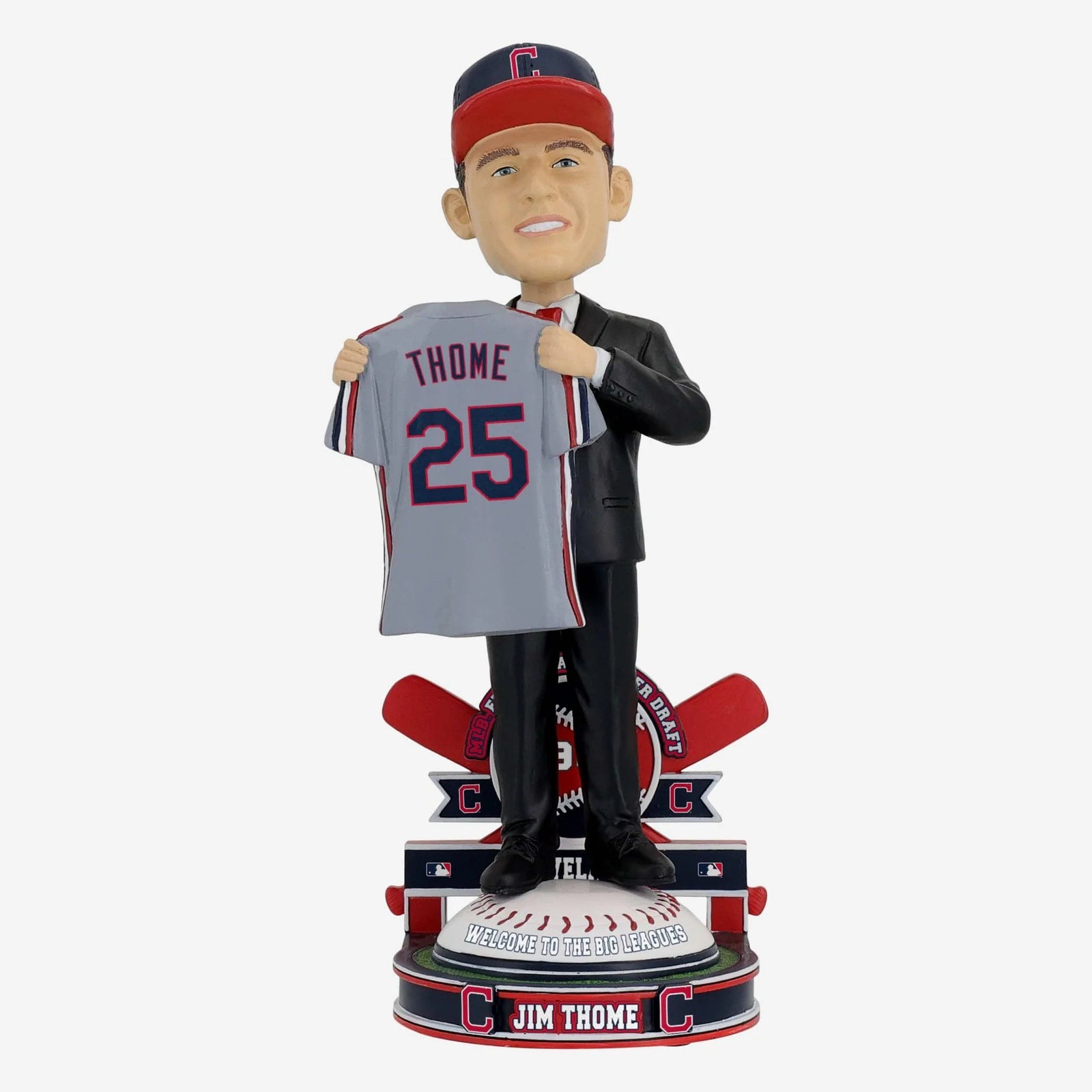 Jim Thome Cleveland Guardians 1989 MLB Draft Pick Bobblehead MLB Baseball