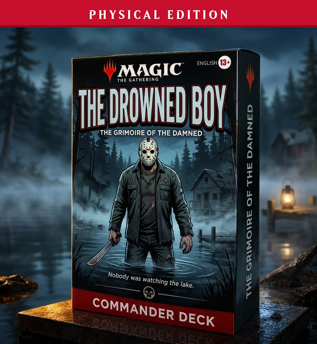 Jason Voorhees, PRINTED 100 Card Commander Deck, MTG EDH Jason Voorhees, PRINTED 100 Card Commander Deck, MTG EDH