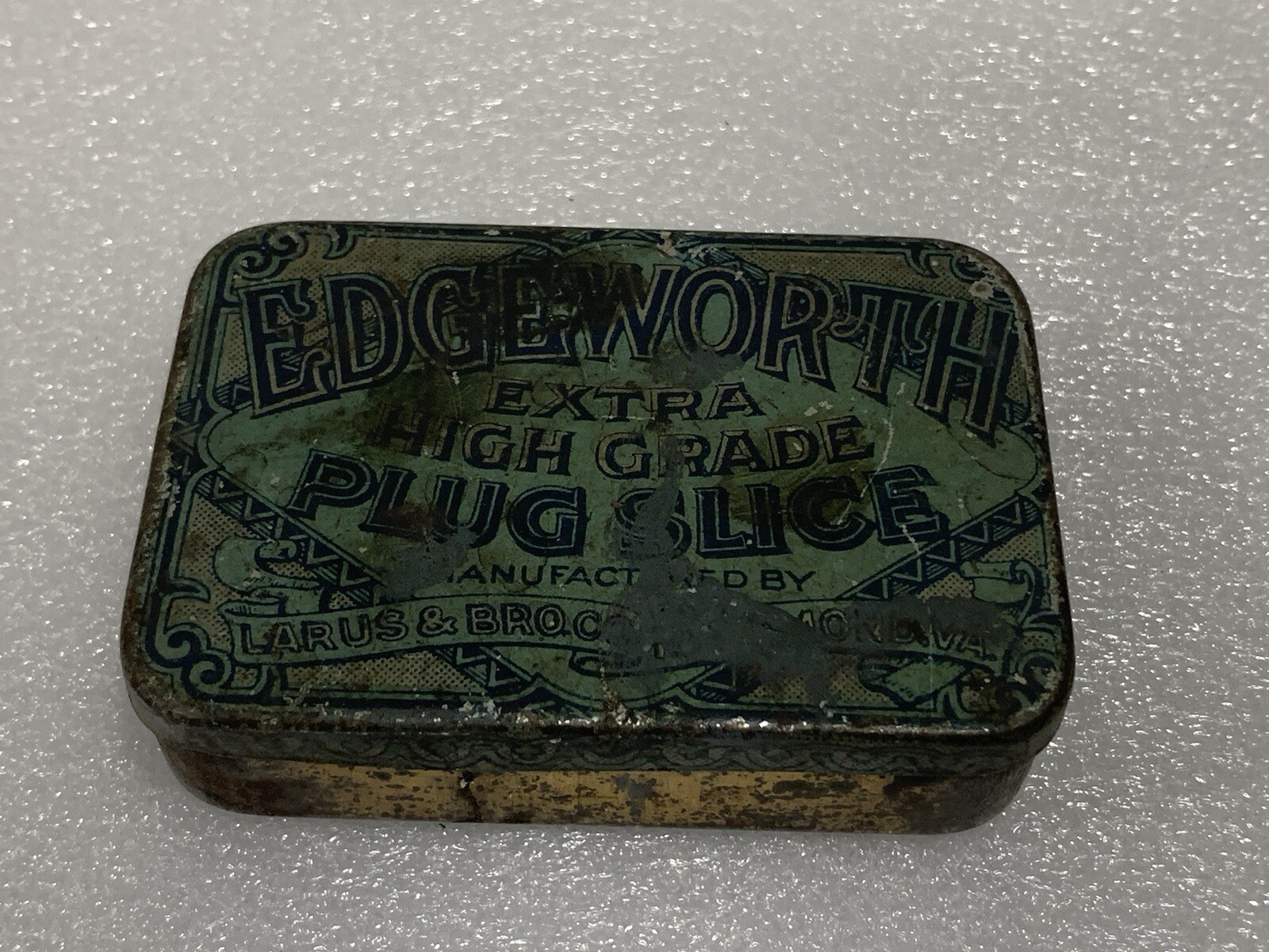 1920\'s Edgeworth Tobacco Tin - PROPS