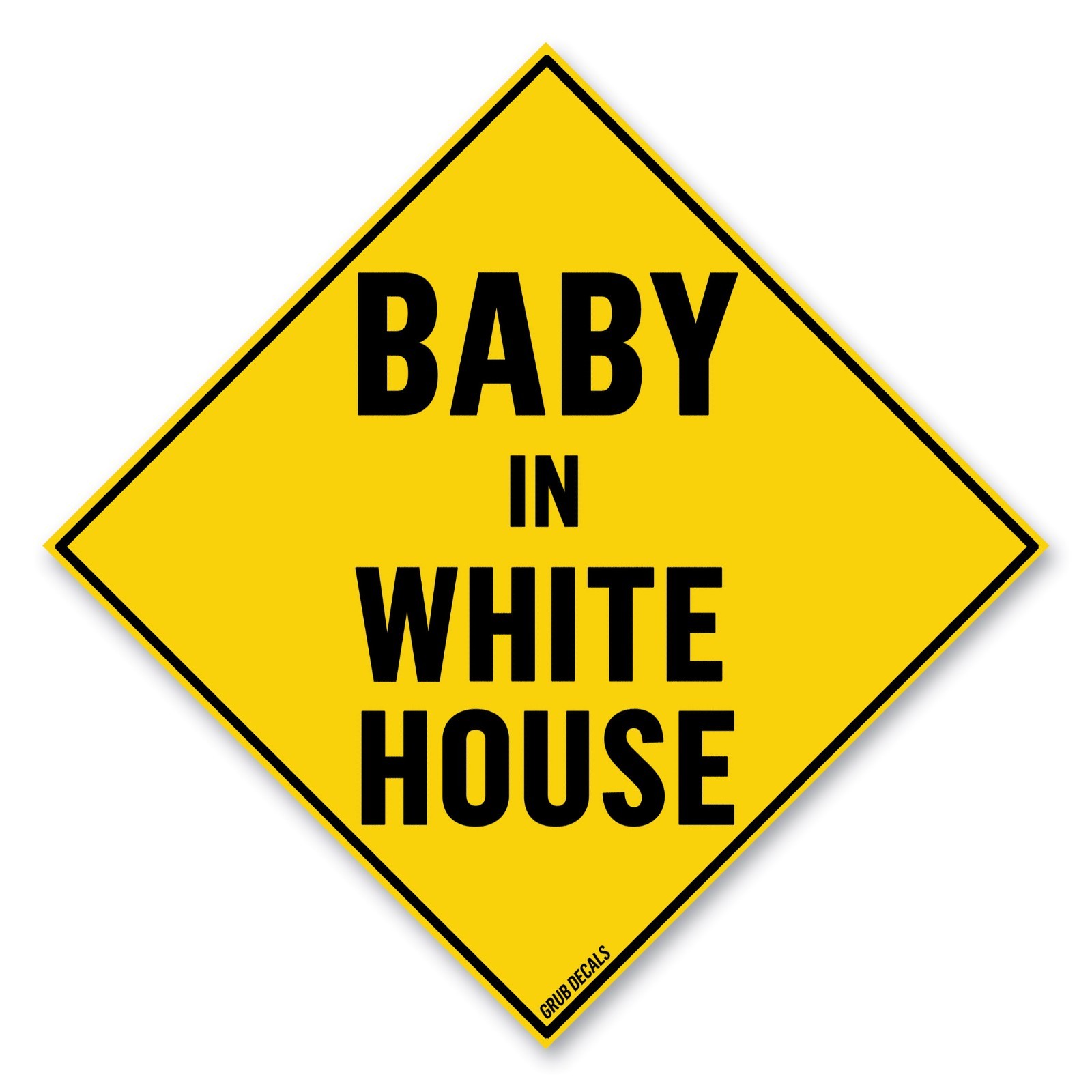 Baby in White House Magnet Baby in White House Magnet