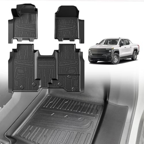 Floor Mats for 2024-2026 Chevrolet Silverado EV, WT ONLY Floor Mats for 2024-2026 Chevrolet Silverado EV, WT ONLY