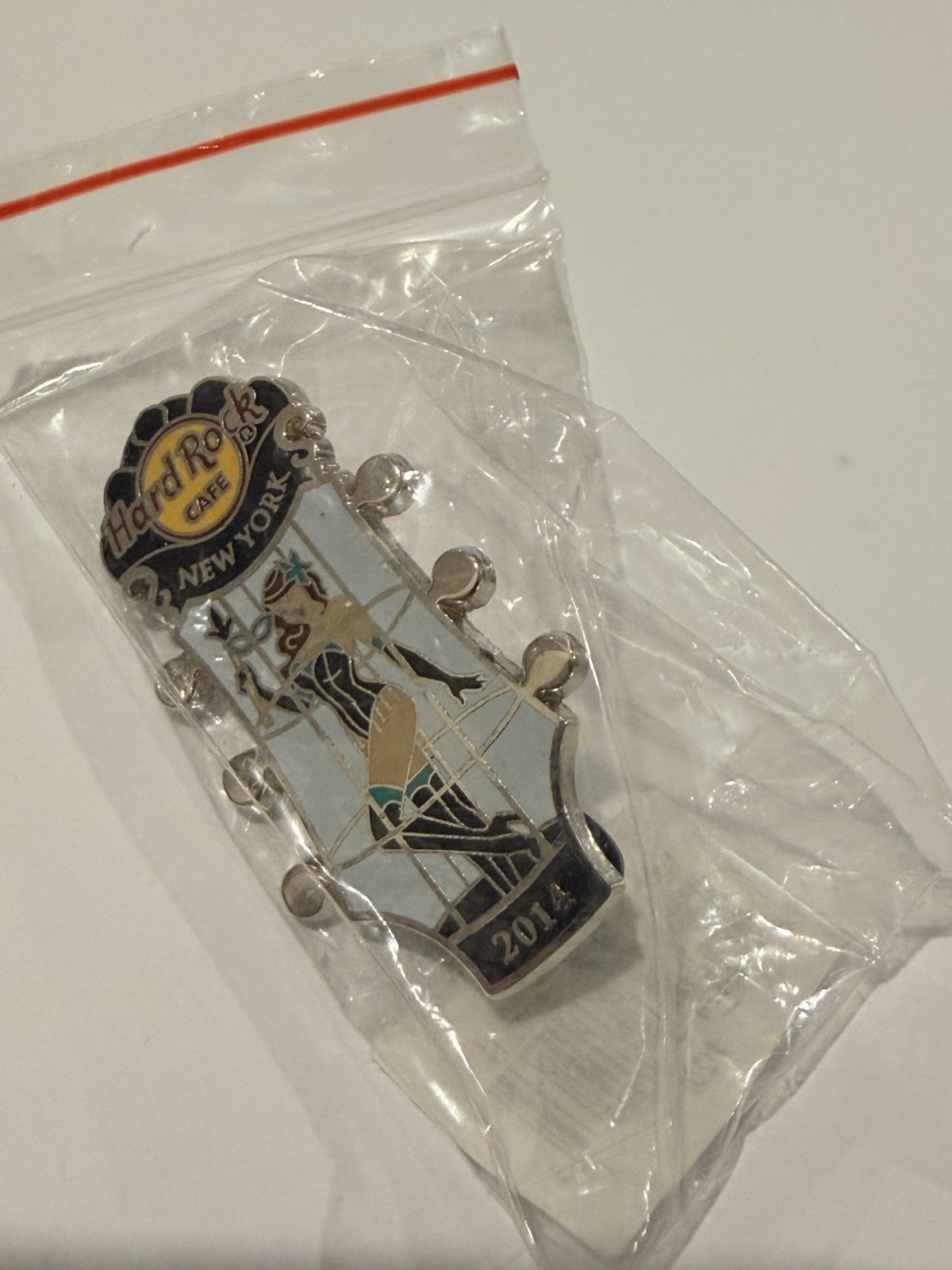 Hard Rock Cafe New York 2014 Go Go Girl Series Pin Dancer in Cage Sealed Hard Rock Cafe New York 2014 Go Go Girl Series Pin Dancer in Cage Sealed