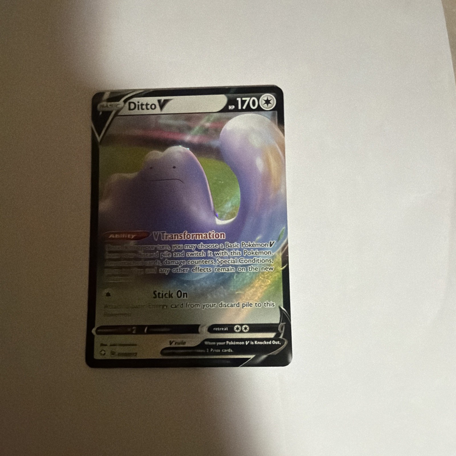 Pokémon Ditto V 050/072 Pokémon Ditto V 050/072