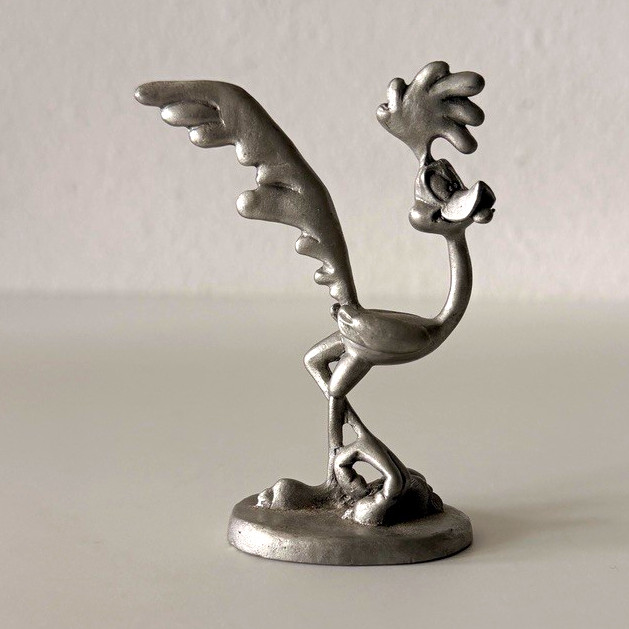 Warner Bros. Looney Tunes Road Runner Metal Figurine Vintage 1996