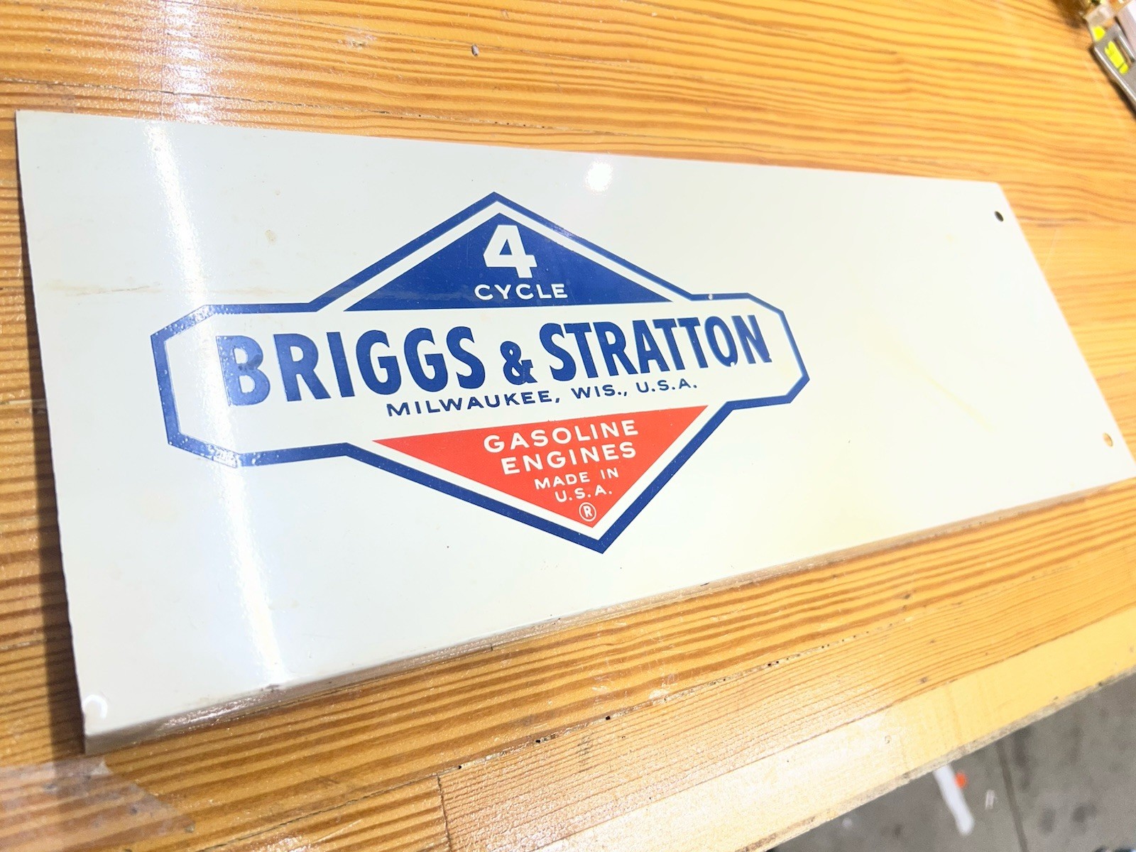 Original 1960’s-70’s  Briggs & Stratton Dealership Sign