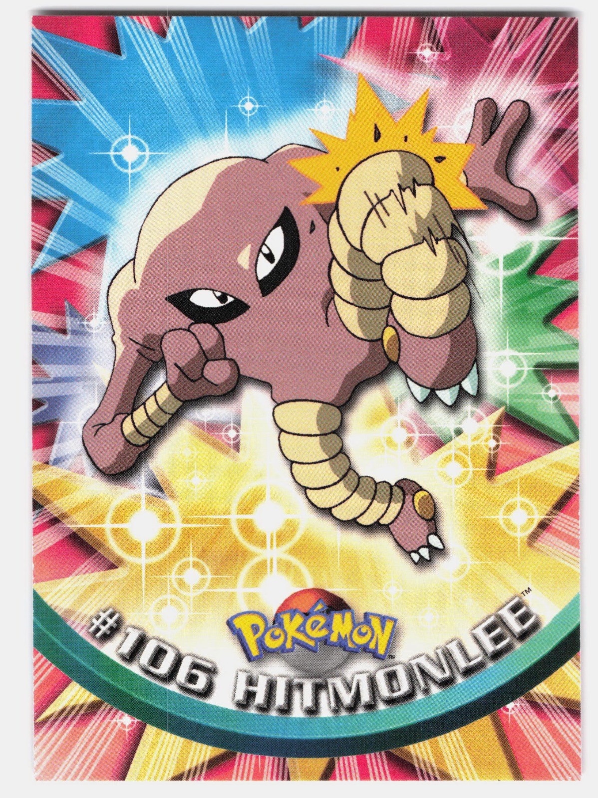 Hitmonlee Base Topps Pokemon TV Animation Edition Series 2 106 NM Hitmonlee Base Topps Pokemon TV Animation Edition Series 2 106 NM