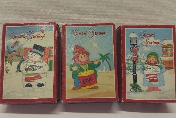Vintage Jasco Christmas Candle Lot of 3 Seasons Greetings Snowman Drummer Boy Vintage Jasco Christmas Candle Lot of 3 Seasons Greetings Snowman Drummer Boy