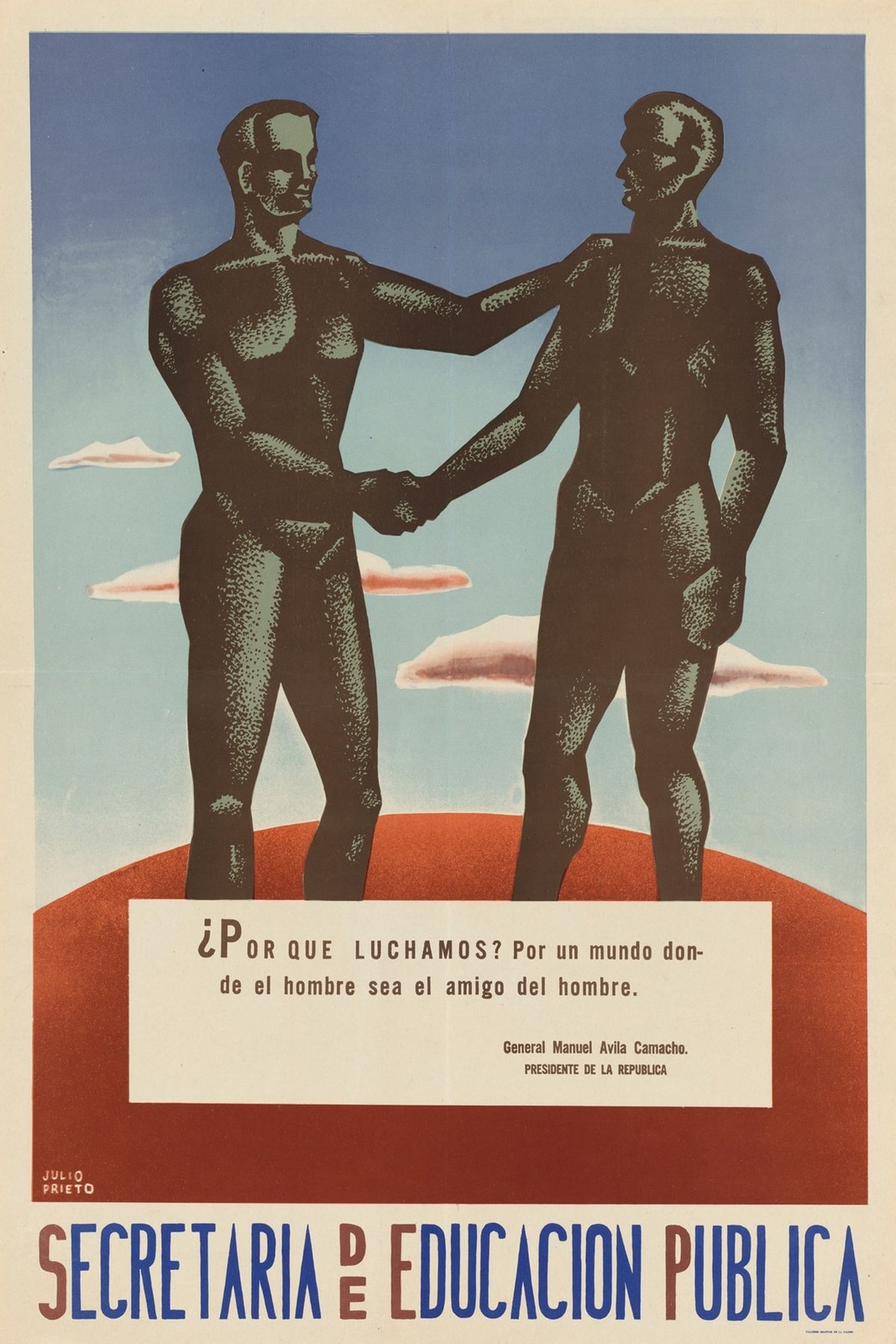 💪 Early 1940s Education Poster - 24x36” - Rare Reprint 🤯💯