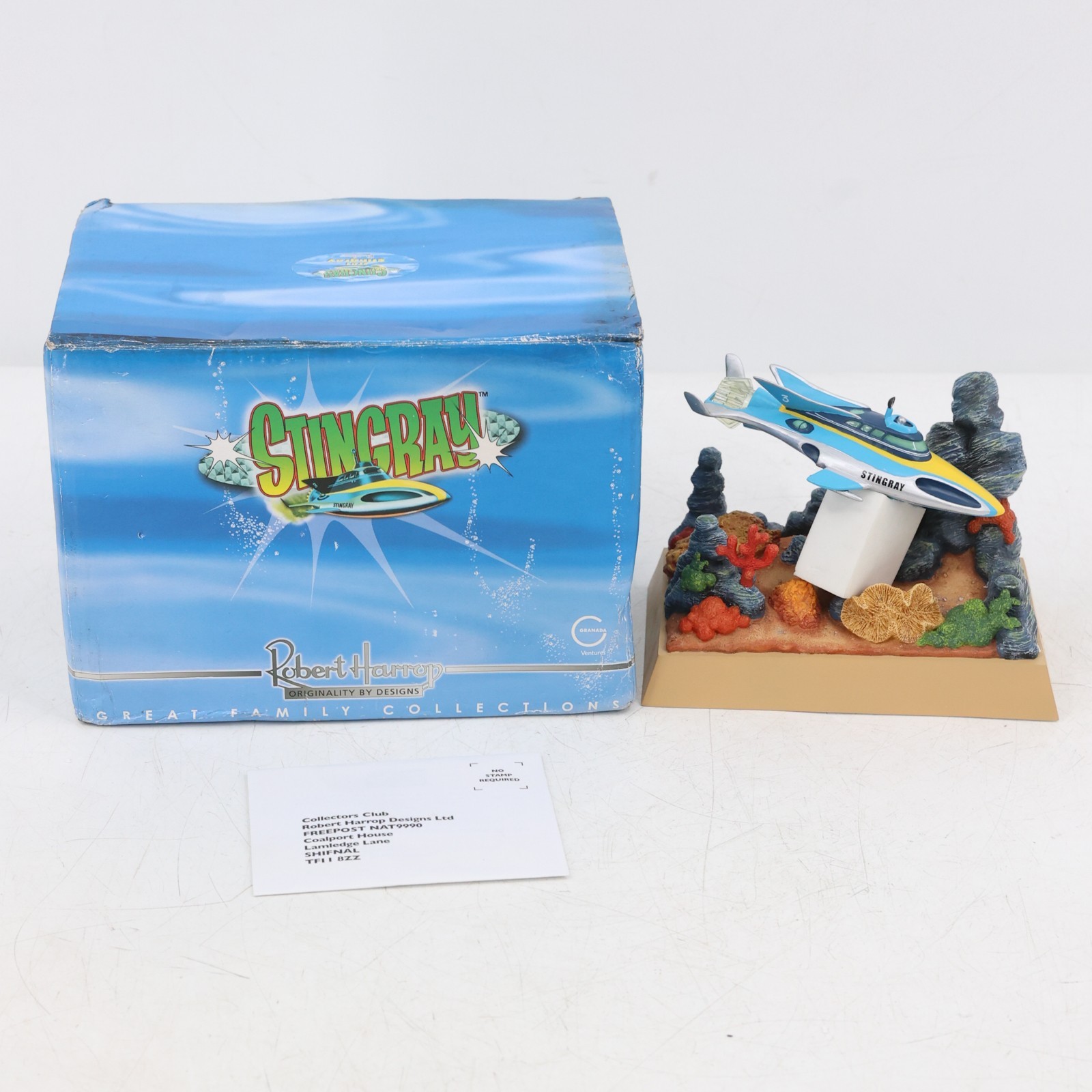 Robert Harrop Stingray Submarine Figurine STO1 Boxed Gerry Anderson Collectible Robert Harrop Stingray Submarine Figurine STO1 Boxed Gerry Anderson Collectible
