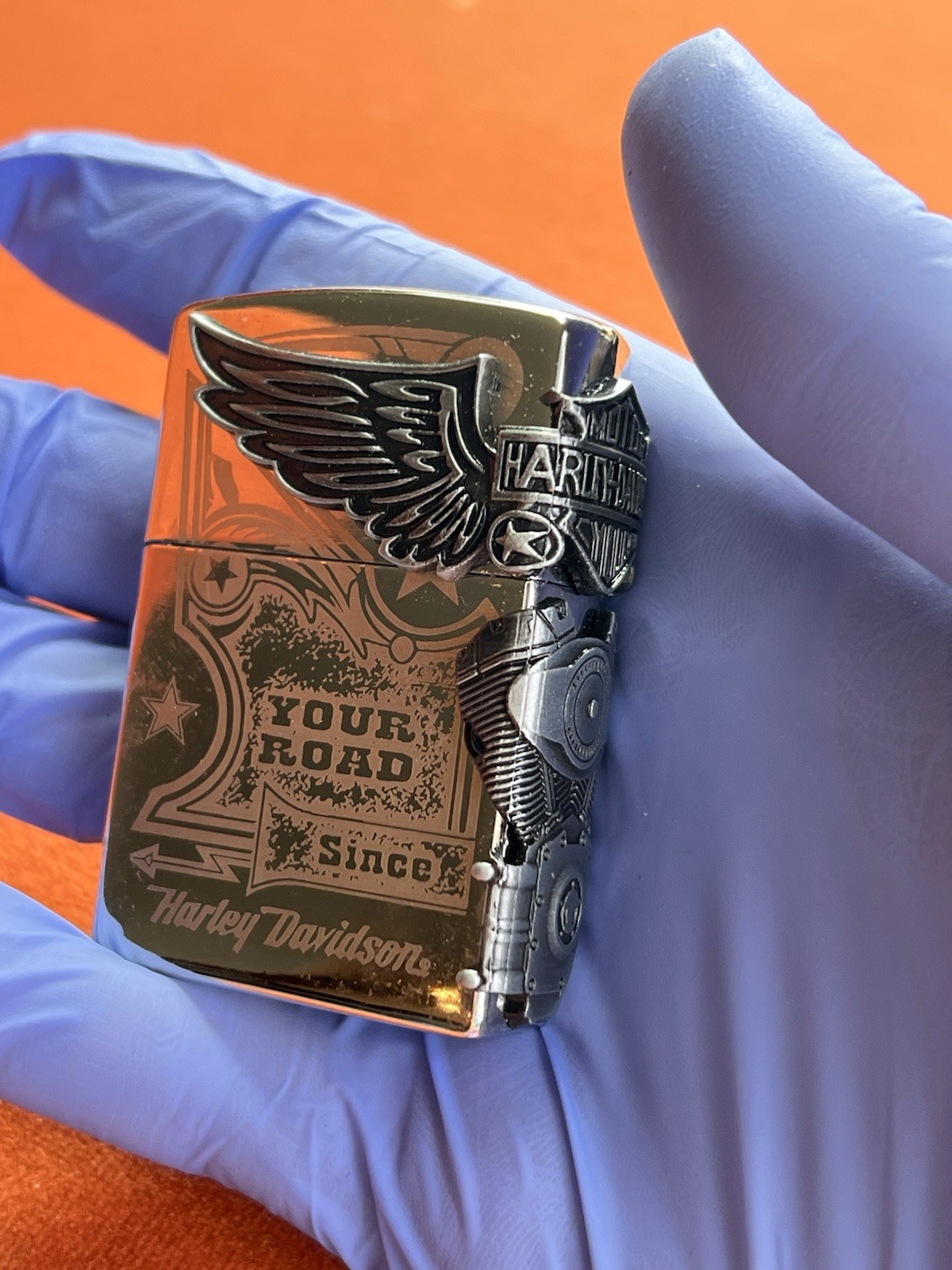 Harley Davidson Brand New Lighter Silver Best Gift