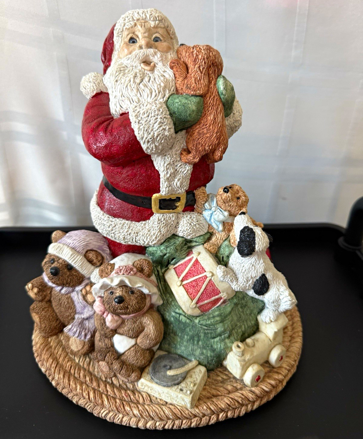 1988 United Design Legend of Santa Claus Load \'Em Up Figurine VTG 1307/7500