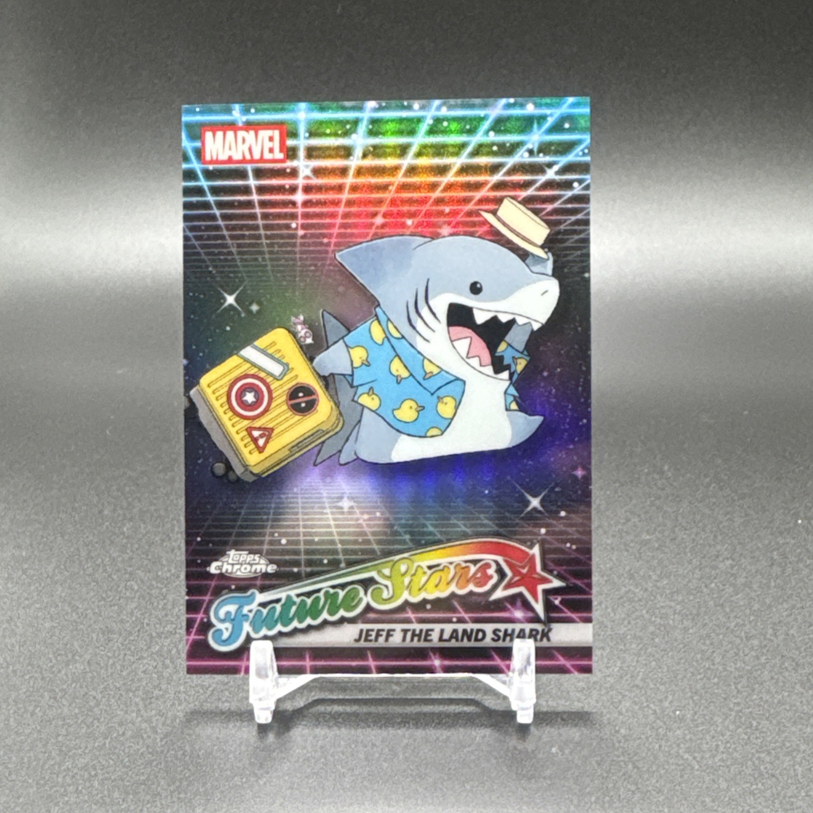 2025 Topps Chrome Marvel Jeff The Land Shark Future Stars FS-6 2025 Topps Chrome Marvel Jeff The Land Shark Future Stars FS-6