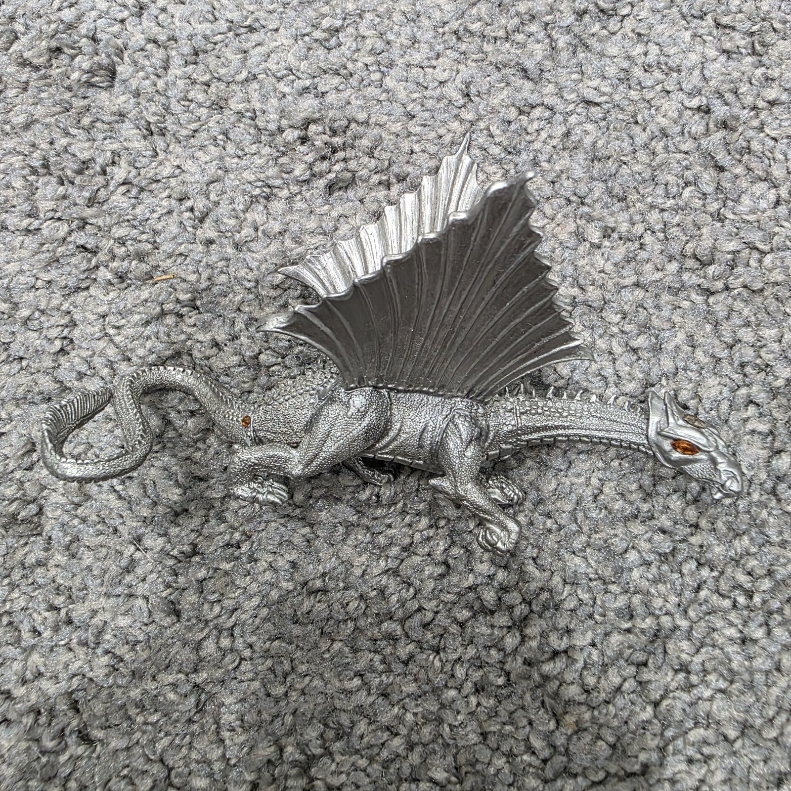TSR Rawcliffe Pewter Token Figure Jewel Dragon 1989 Figurine D&D
