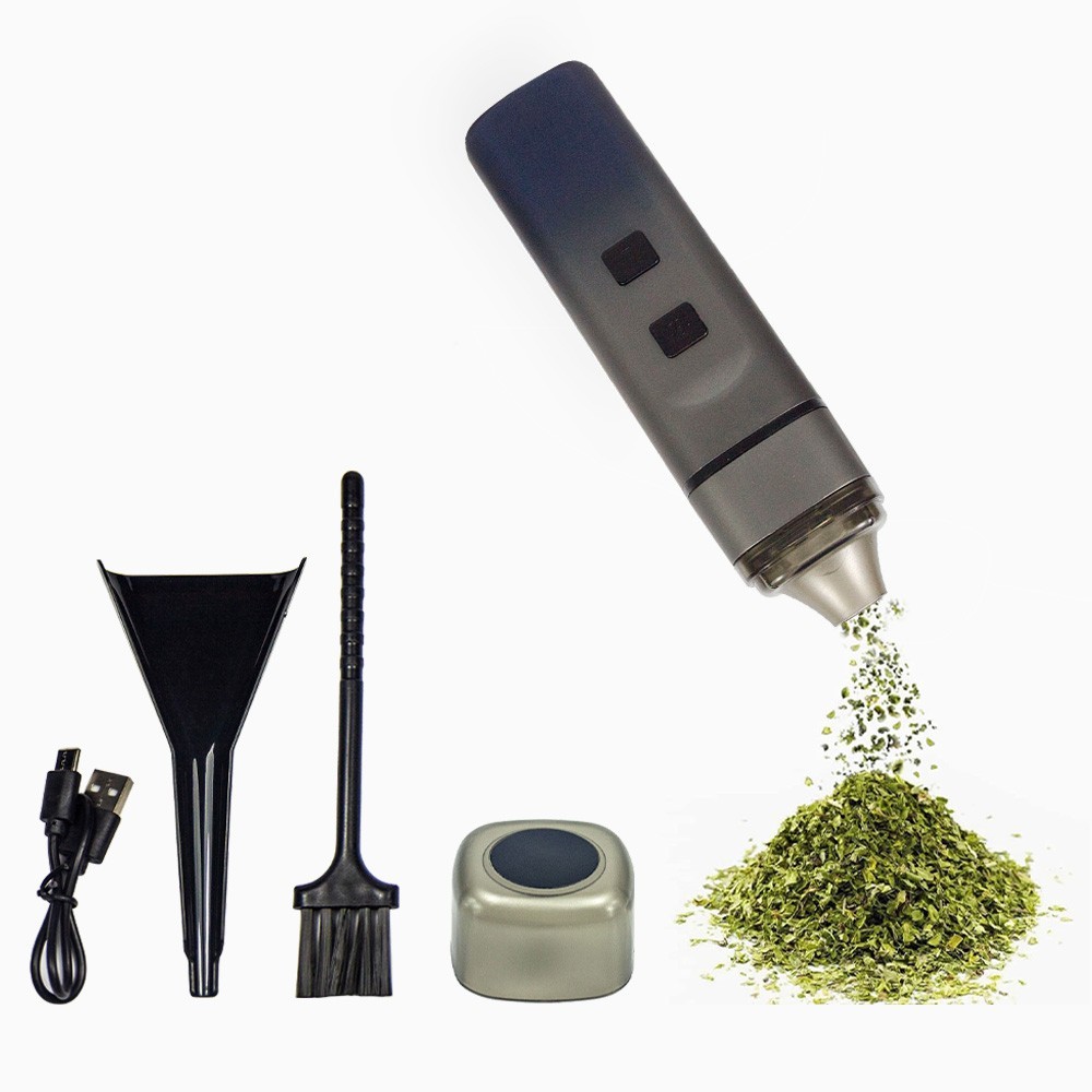 Electrical Metal Grinder Automatic Tobacco  Herb Crusher BlUE *USA SELLER