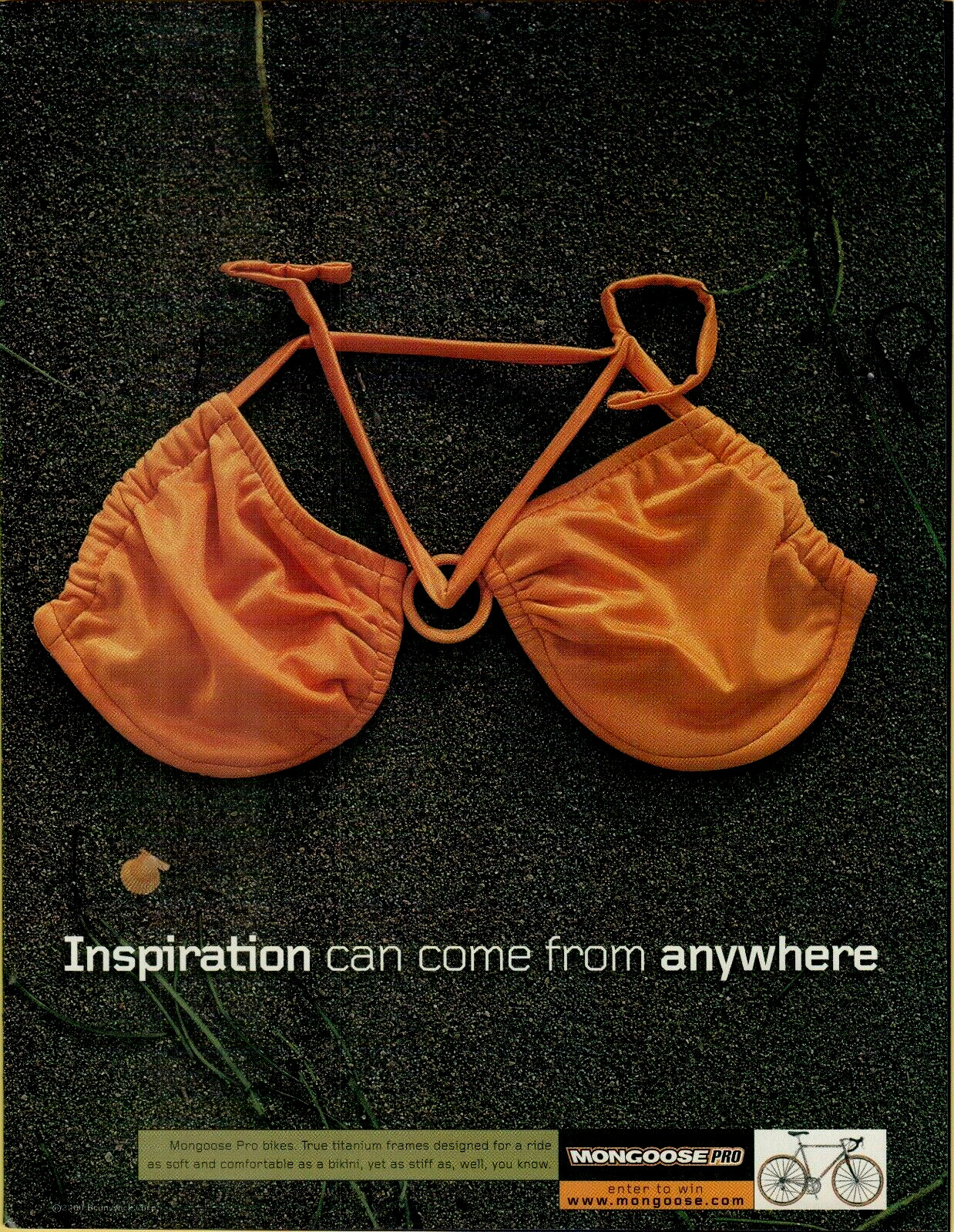2000 Mongoose Pro Bikes Bikini Top Inspiration From Anywhere VINTAGE PRINT AD 2000 Mongoose Pro Bikes Bikini Top Inspiration From Anywhere VINTAGE PRINT AD