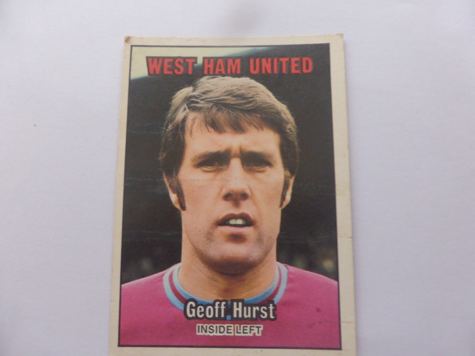 A&BC footballers orange back..Geoff Hurst