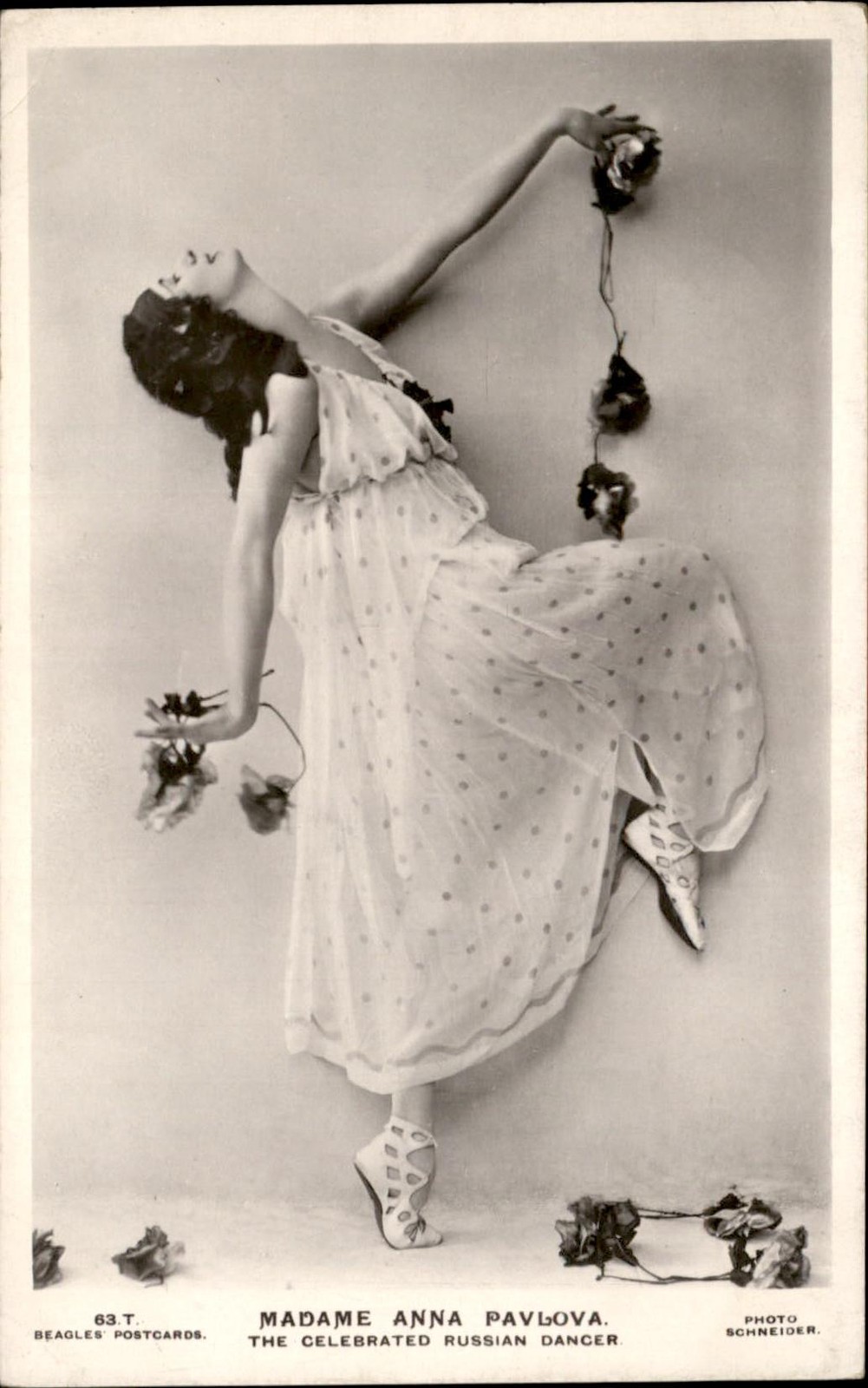 Anna Pavlova dancing Russian Ballet c1900s-10s Real Photo Postcard Anna Pavlova dancing Russian Ballet c1900s-10s Real Photo Postcard