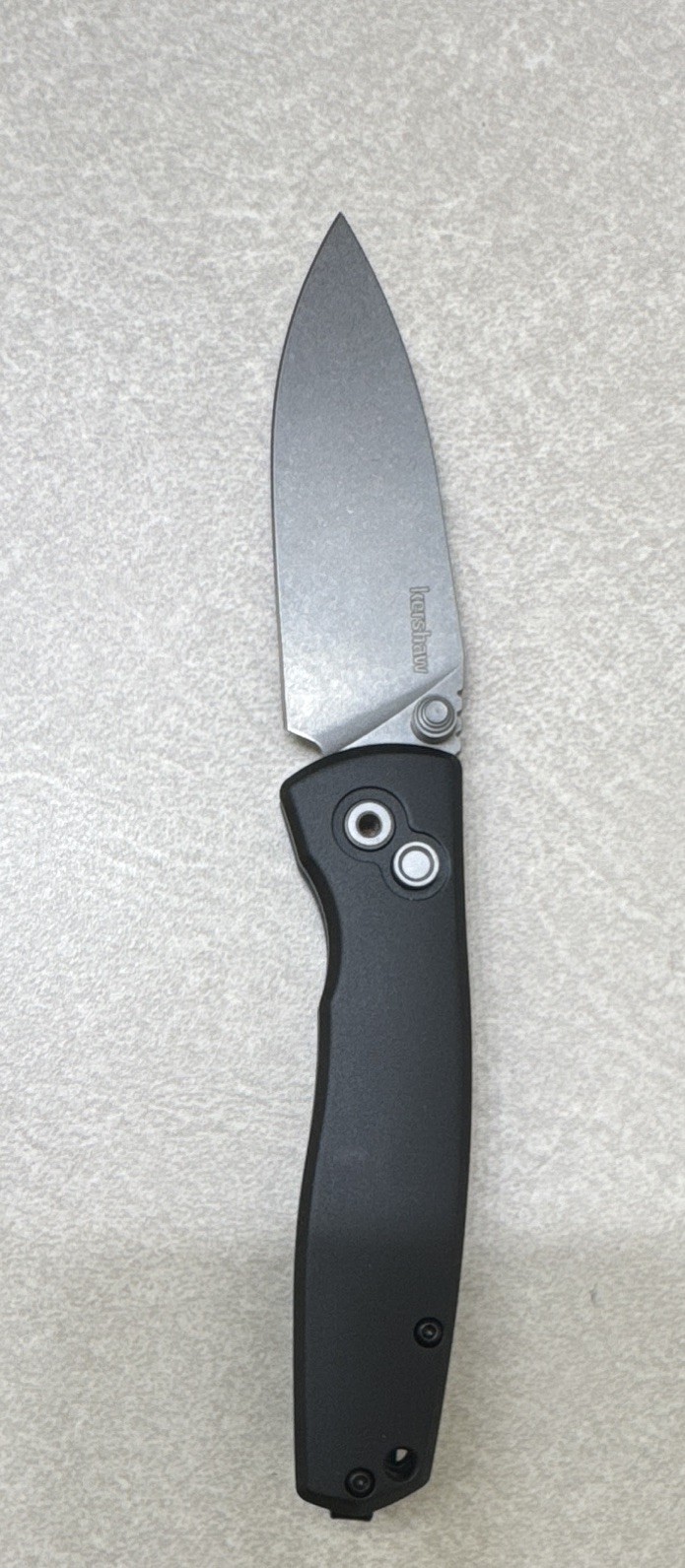 ⭐️ Kershaw Kindred 2053 D2 Drop Point Plain Edge Button Lock Urban EDC NEW ⭐️ Kershaw Kindred 2053 D2 Drop Point Plain Edge Button Lock Urban EDC NEW