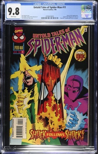 CGC 9.8 UNTOLD TALES OF SPIDER-MAN #11 .. ELECTRO .. 1996 .. CGC 9.8 UNTOLD TALES OF SPIDER-MAN #11 .. ELECTRO .. 1996 ..