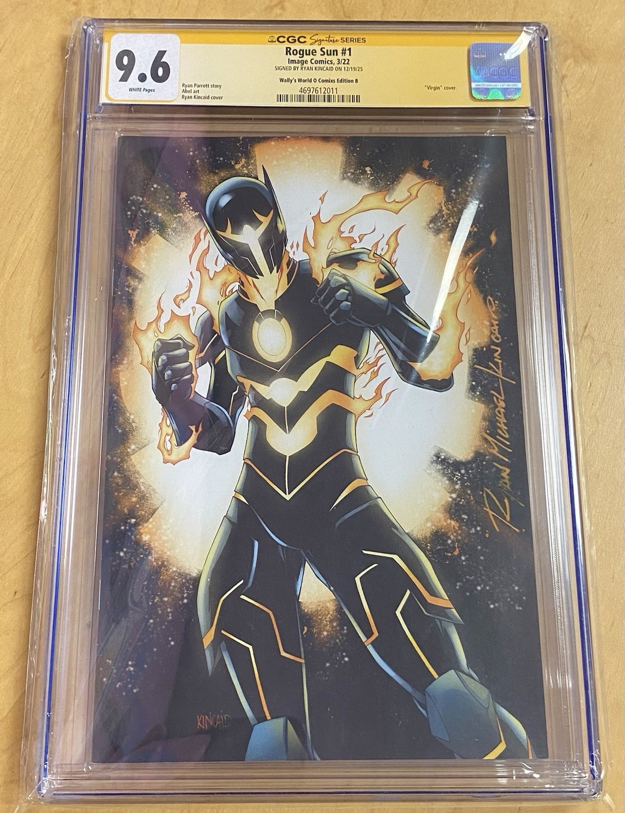 Rogue Sun #1, CGC 9.6, Signed Ryan Kincaid Rogue Sun #1, CGC 9.6, Signed Ryan Kincaid